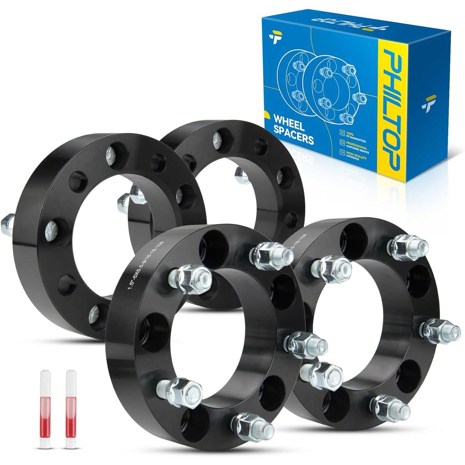 5x5.5 Wheel Spacer, 1.5 inch Lug-Centric Wheel Spacers for 2012-2013 Ram 1500, 2002-2010 Dodge Ram 1500