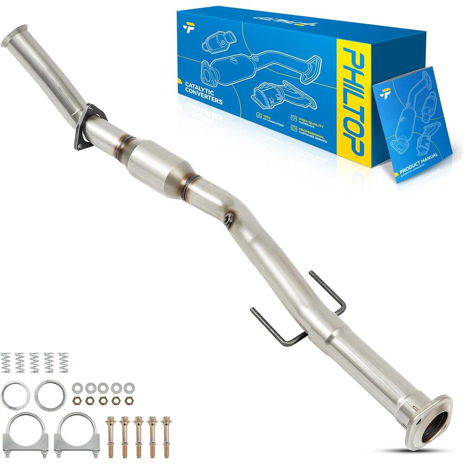 2002-2005 Chevrolet Trailblazer EXT 4.2L L6 | Rear Catalytic Converter | OE#15216001/55477 - PHILTOP