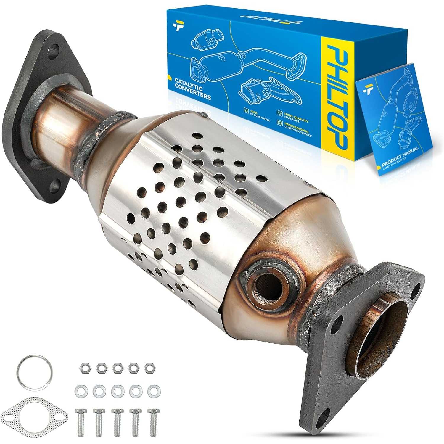 2005-2015 Nissan Xterra 4.0L V6 | Front Catalytic Converter | OE#208A39CE0A/16468 - PHILTOP