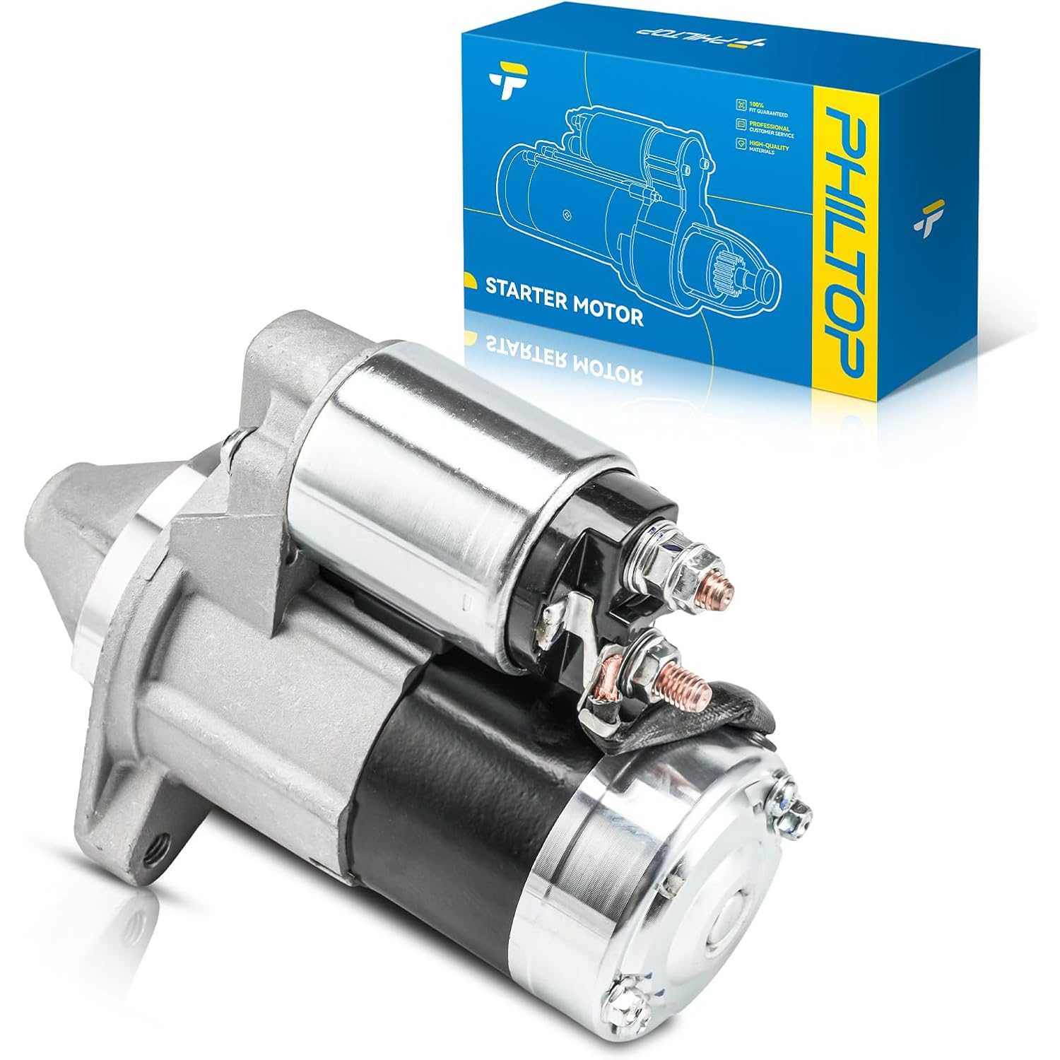 17859N Starter Compatible with Nissan, 2002-2004 Xterra 3.3L, 2002-2004 Frontier 3.3L