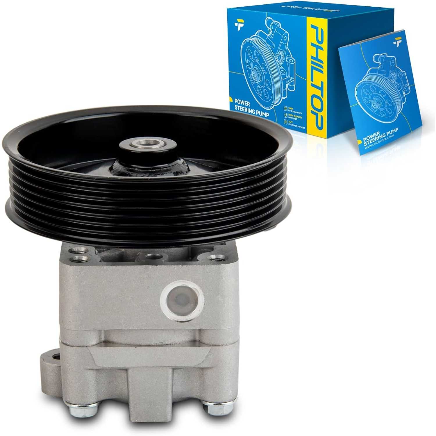 Power Steering Pump with Pulley 21-5485 for 2009-2014 Murano, Maxima, 2007-2012 Altima 3.5L, OE Replace 215485