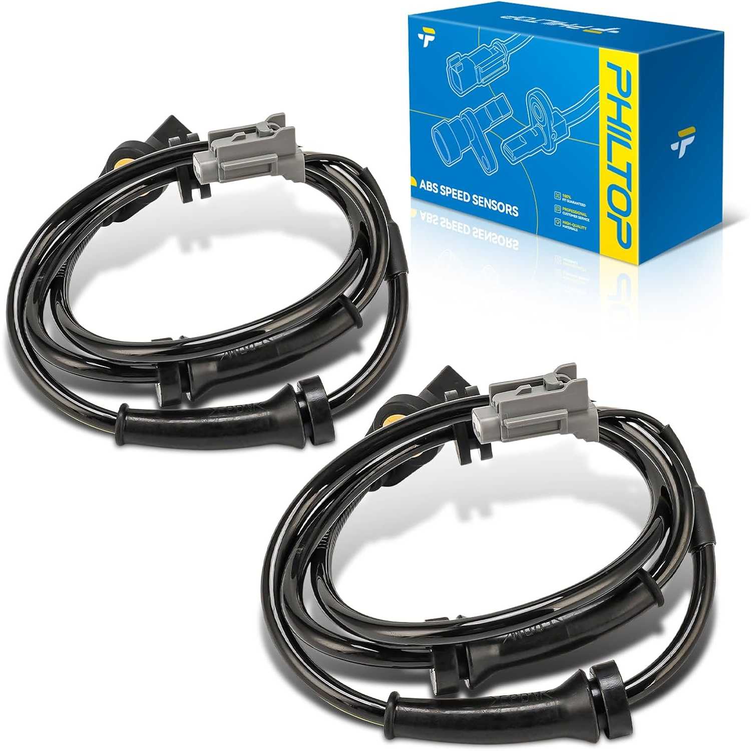 2PCS ABS Wheel Speed Sensor Fit for Nissan 2008-2014 Rogue | Front Left Rear Right for 2014-2015 Rogue Select Replace...