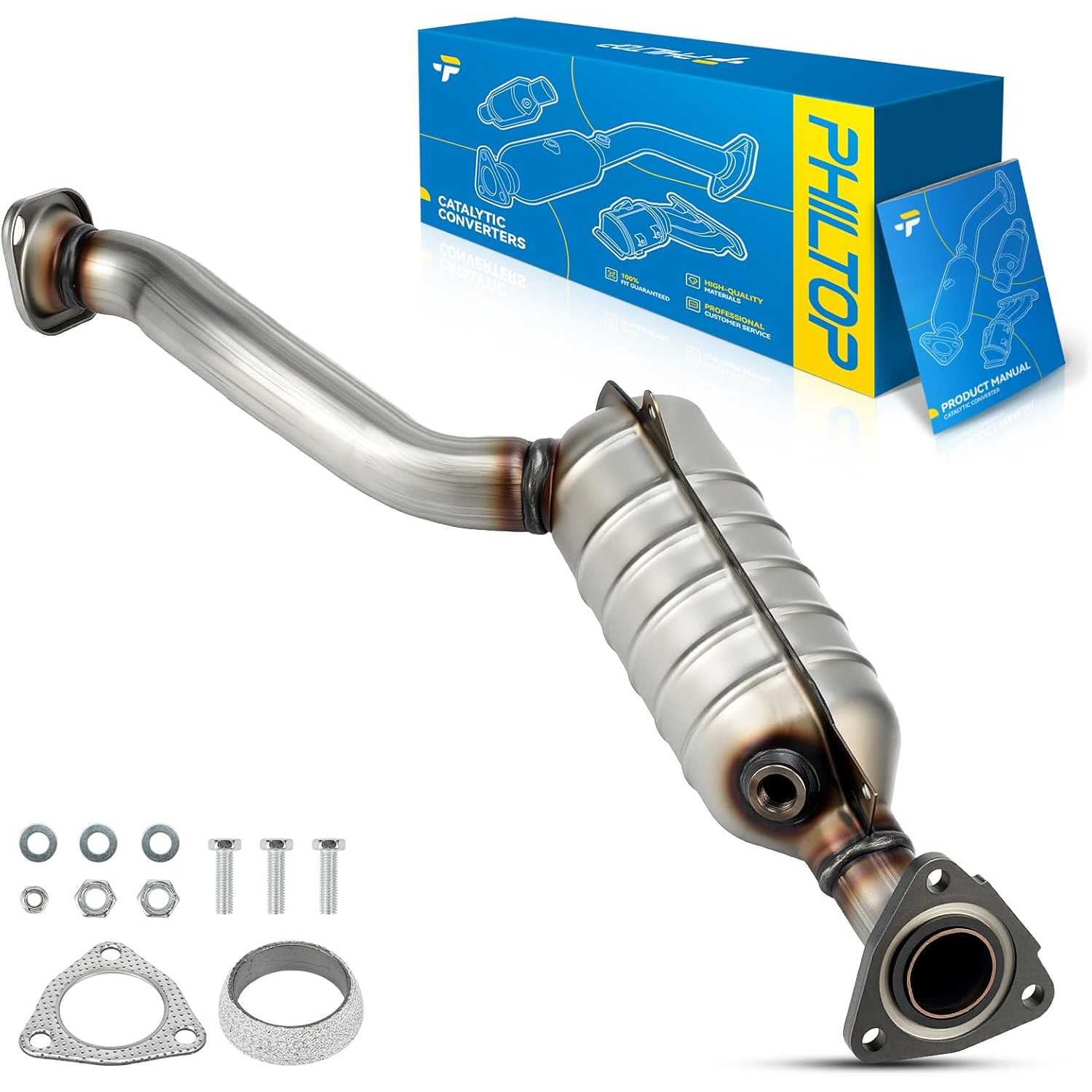 2007-2008 Honda Fit 1.5L L4 | Catalytic Converter | OE#18160RMEA00/53820 - PHILTOP