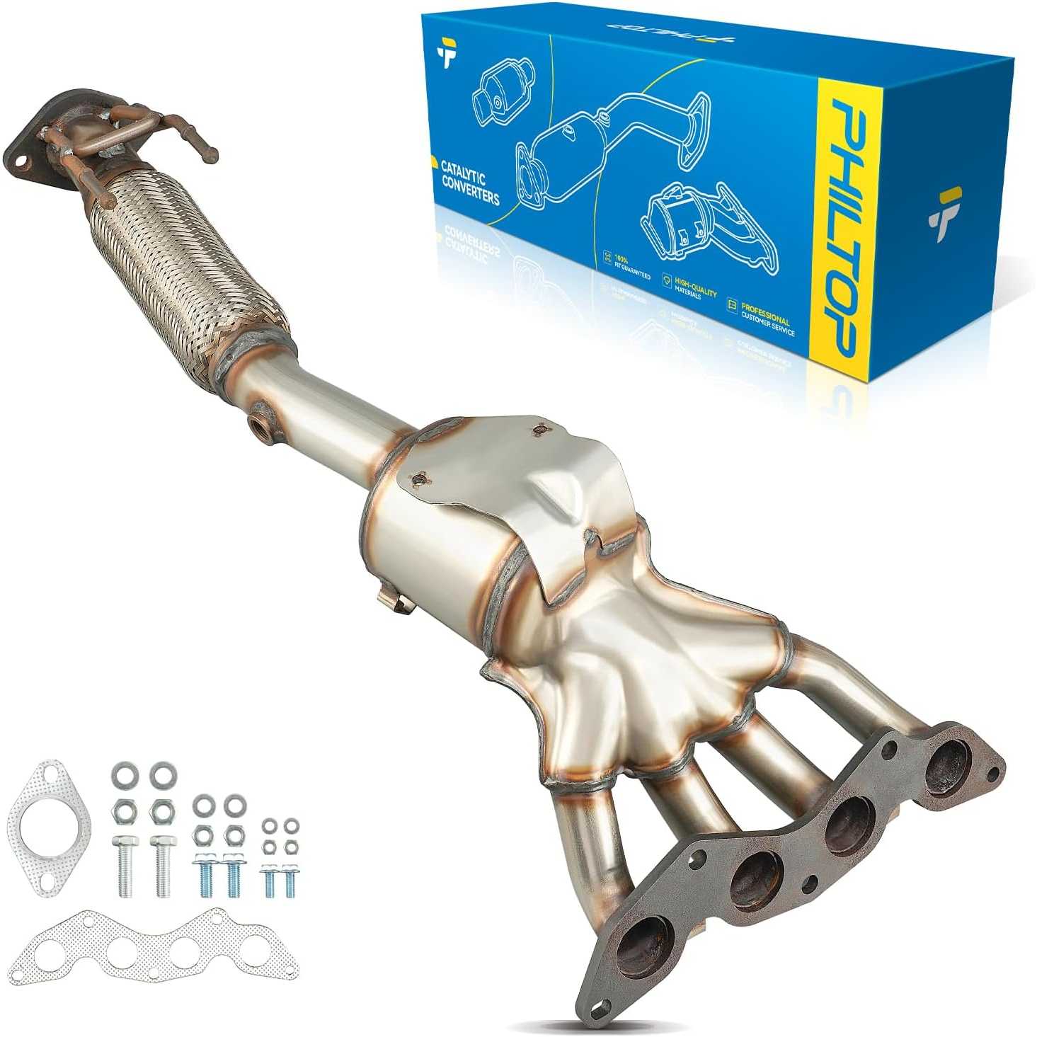 2012-2017 Ford Focus 2.0L L4 | Catalytic Converter | OE#BV6Z5G232A/16647 - PHILTOP