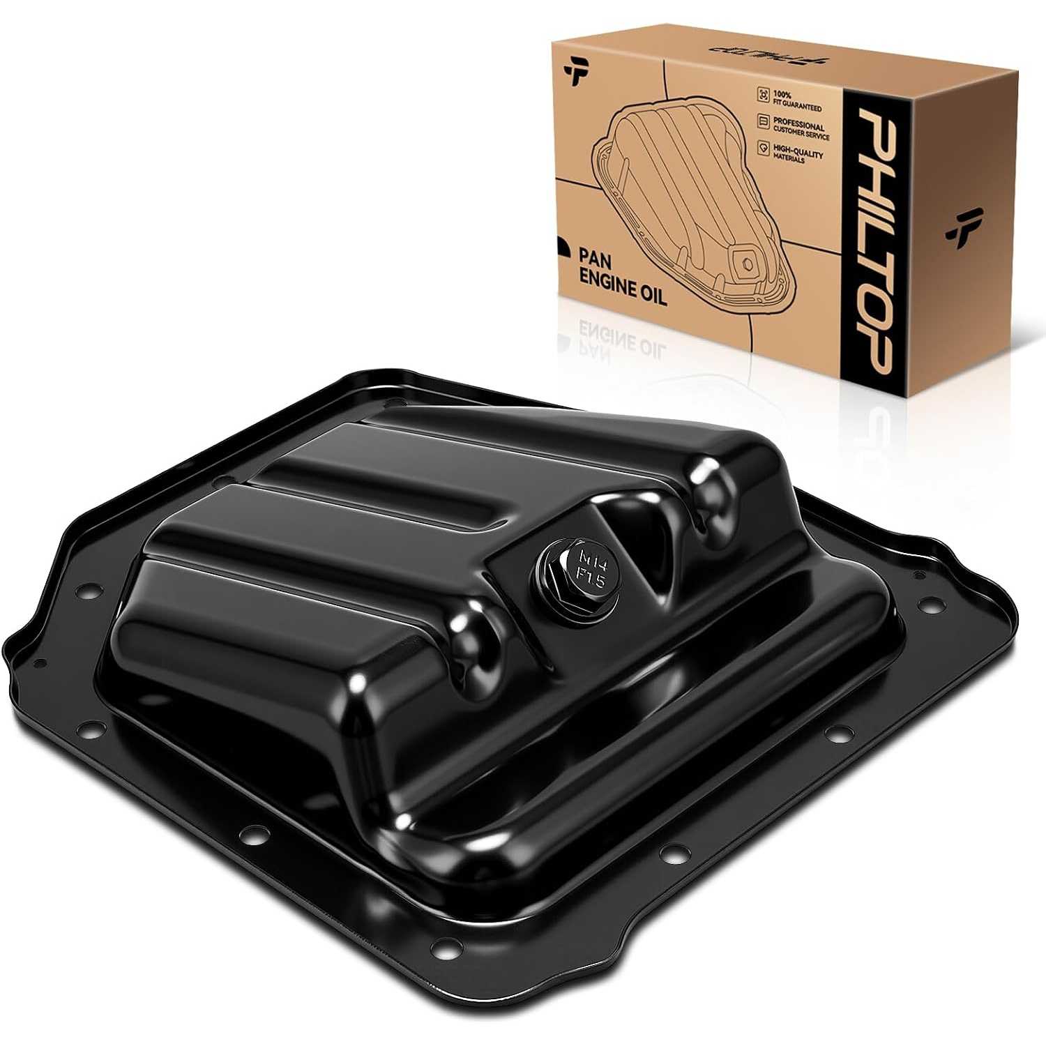 264-464 Engine oil pan with Drain Plug Fits for 2011-2019 Soul, 2012-2019 Accent/Rio