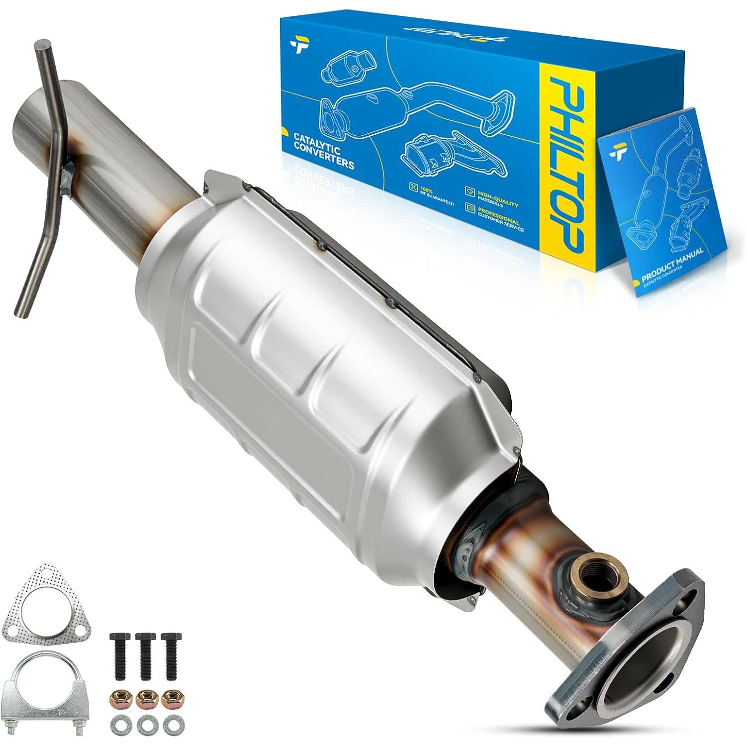 1993-2002 Saturn SL1 1.9L L4 | Rear Catalytic Converter | OE#21013080/15842 - PHILTOP