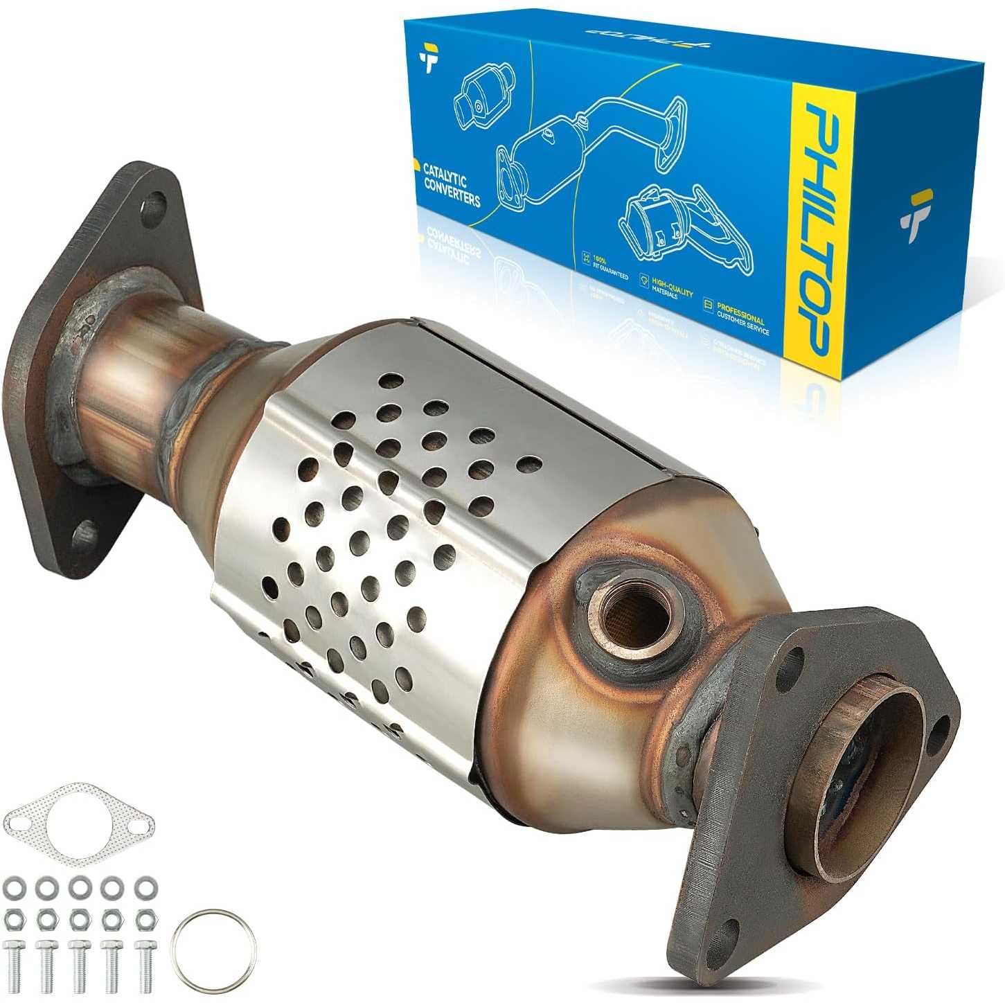 2005-2015 Nissan Xterra 4.0L V6; 2005-2019 Nissan Frontier 4.0L V6 | Catalytic Converter | OE#208A39CE0A/16468 - PHILTOP