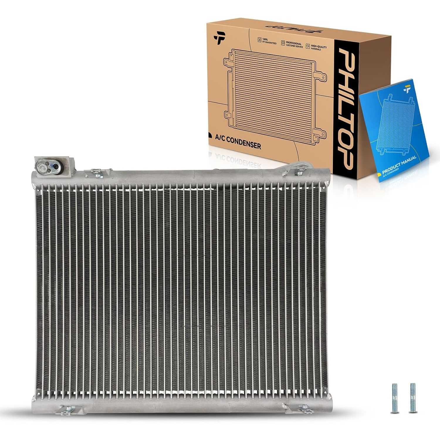7-4984 AC Condenser Compatible with Ram1500 2002-2003 2007-2008, Ram1500 2004-2006 5.7L, Ram1500 2004-2006 4.7L