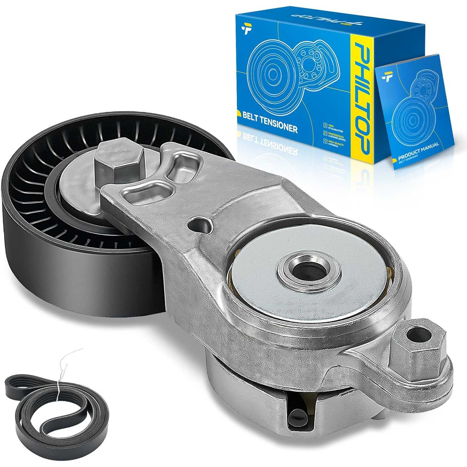 Belt Tensioner Assembly Compatible with 2009-2018 RAV4 2.5L, 2012-2017 Camry 2.5L, 2011-2016 Scion tC