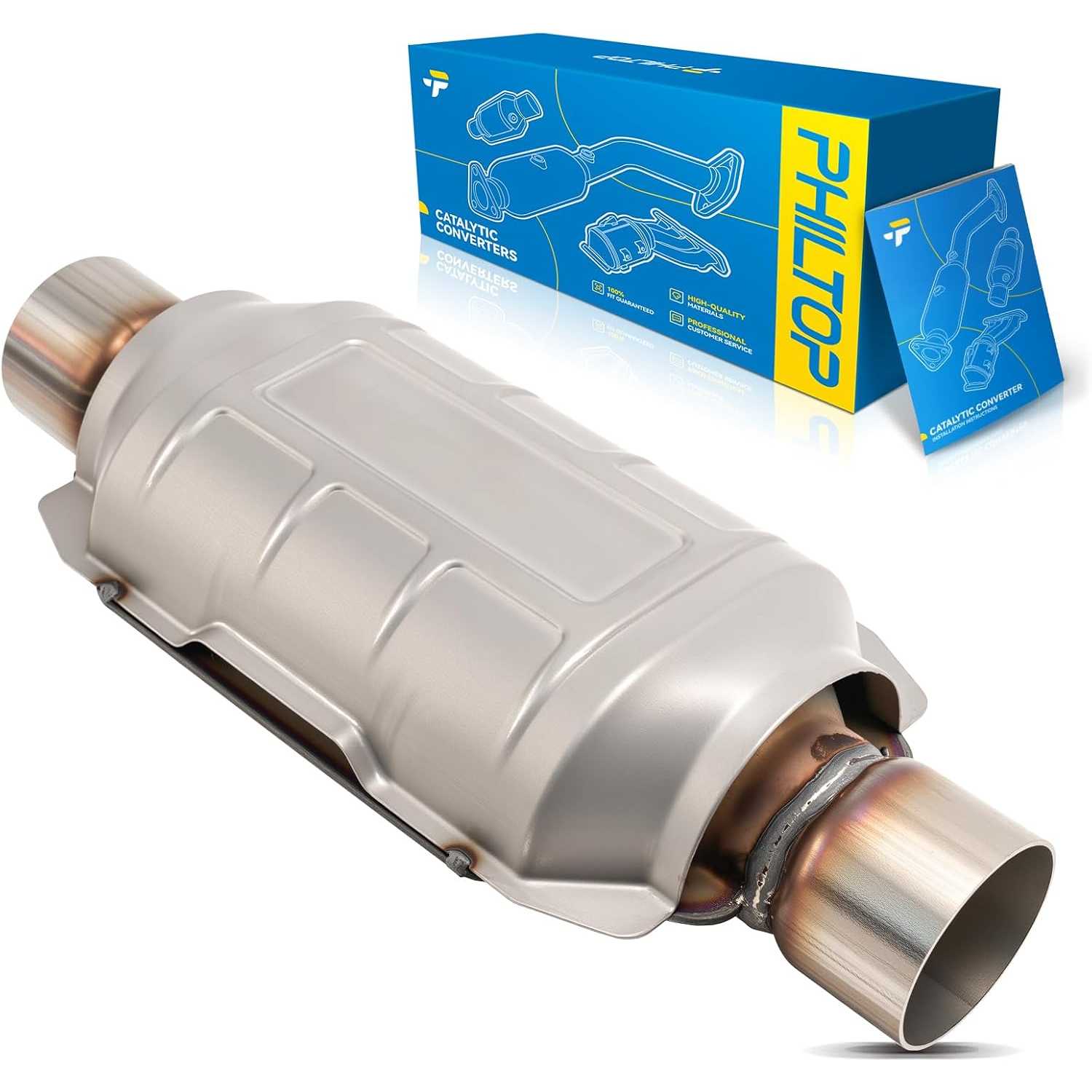 2000-2002 Jeep Wrangler 4.0L L6 | Catalytic Converter | OE#83166 - PHILTOP