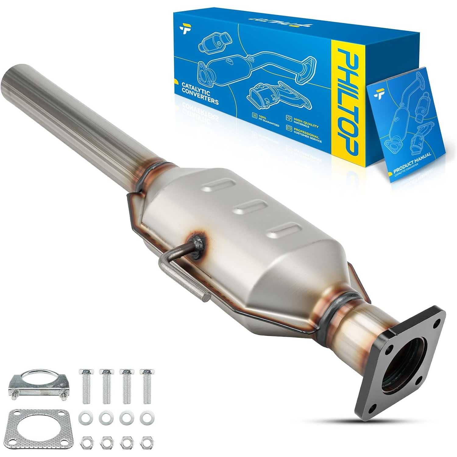 1987-1990 Jeep Wrangler 4.2L L6 | Catalytic Converter | OE#15637 - PHILTOP