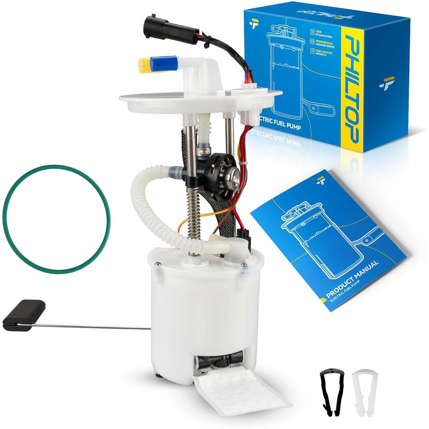 FG0969 Fuel Pump Electric Assembly PHILTOP Replacement for Escape 2001-2004 L4 2.0L, V6 3.0L, Tribute 2001-2004 L4 2.0L