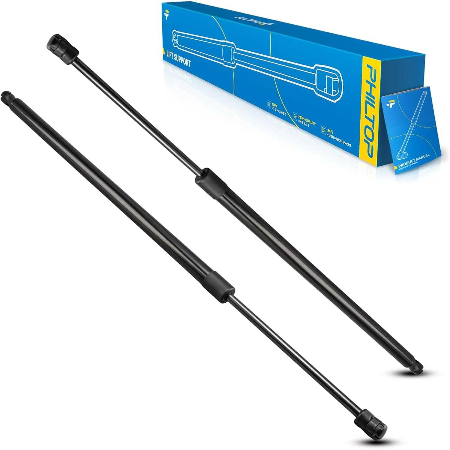Rear Liftgate Struts Lift Support for 2008-2022 Toyota Sequoia, 2Pc | Replaces OE: 689080C021, SG129035, 689070C021