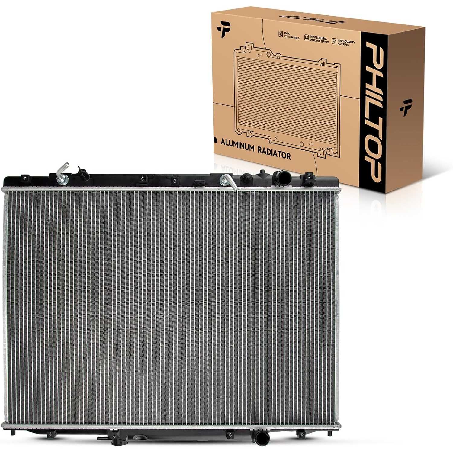 Core Radiator Compatible with 2009-2015 Pilot, 2009-2014 Ridgeline Transmission Oil Cooler Included