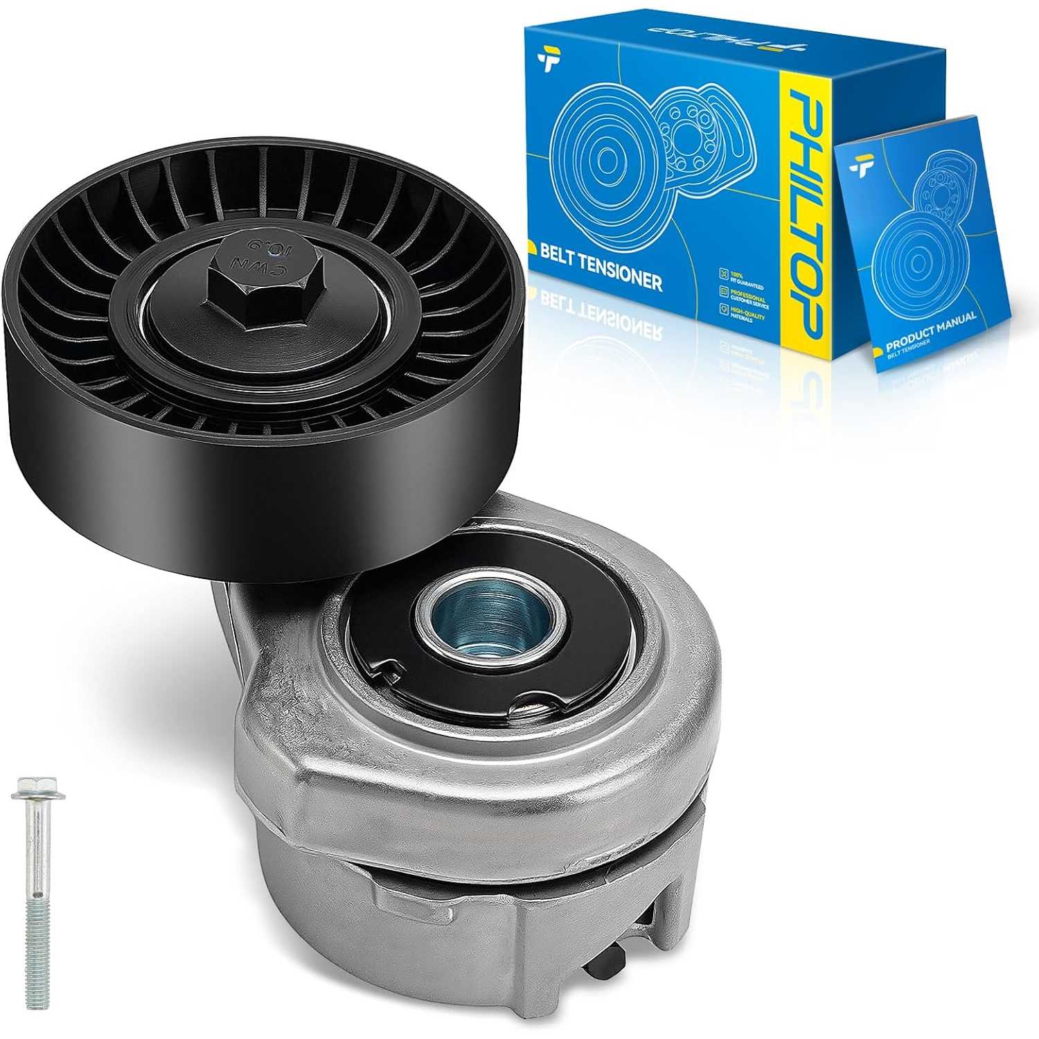 Belt Tensioner Assembly Compatible with 1993-2007 Taurus 3.0L, 1992-1996 Ranger 3.0L, 1993-2005 Sable