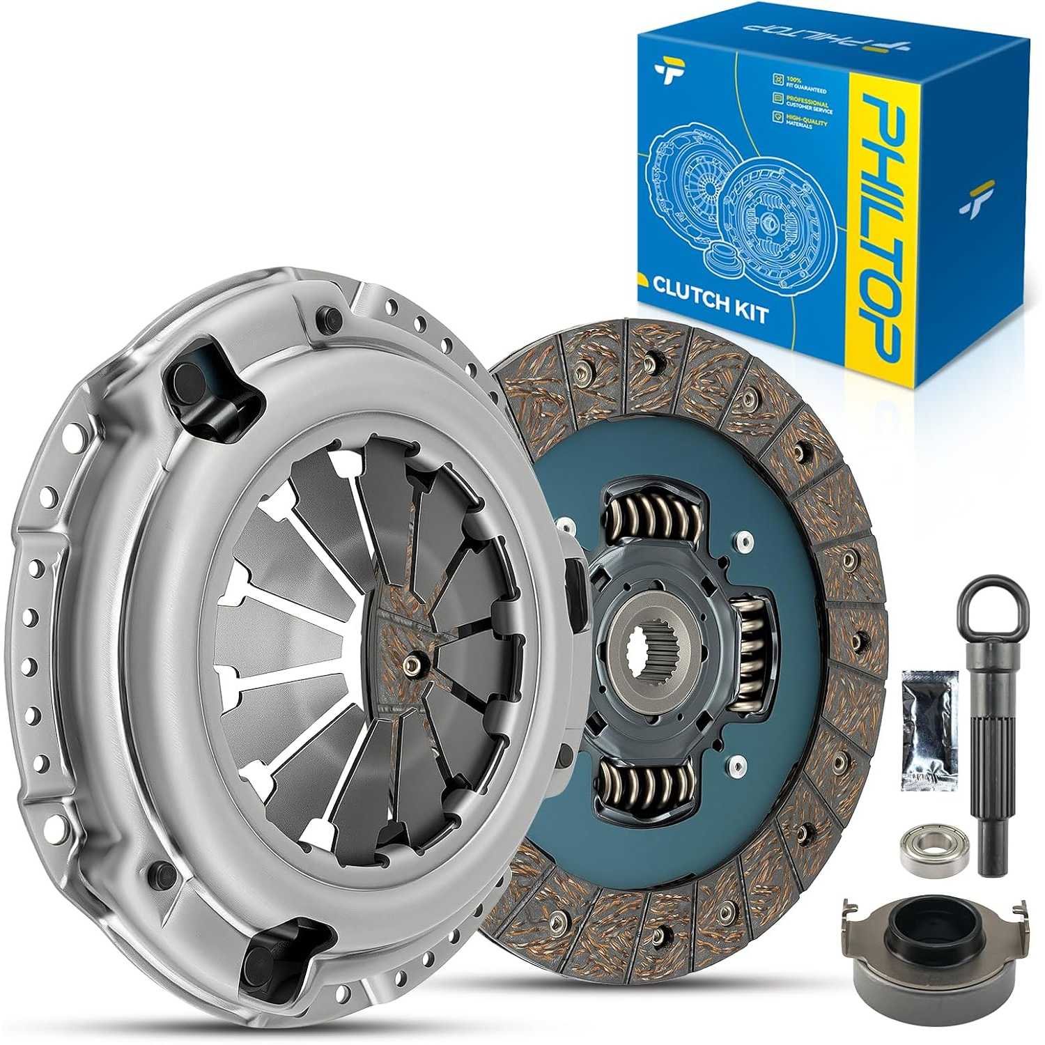 08022 Transmission Clutch Kit Set fits 1992-1998 Civic(Exc. HX) 1999-2000 Civic(Exc. GX/Si/Value Package) 2001-2005 C...