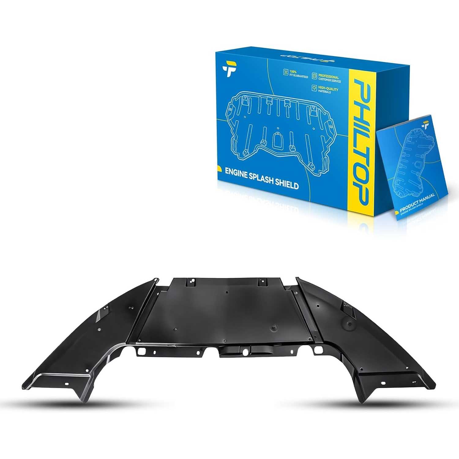 CP9Z8310A Engine Splash Shield Compatible with 2012-2014 Ford Focus S/SE/Titanium, 2012-2018 Focus Electric(Except 2013)