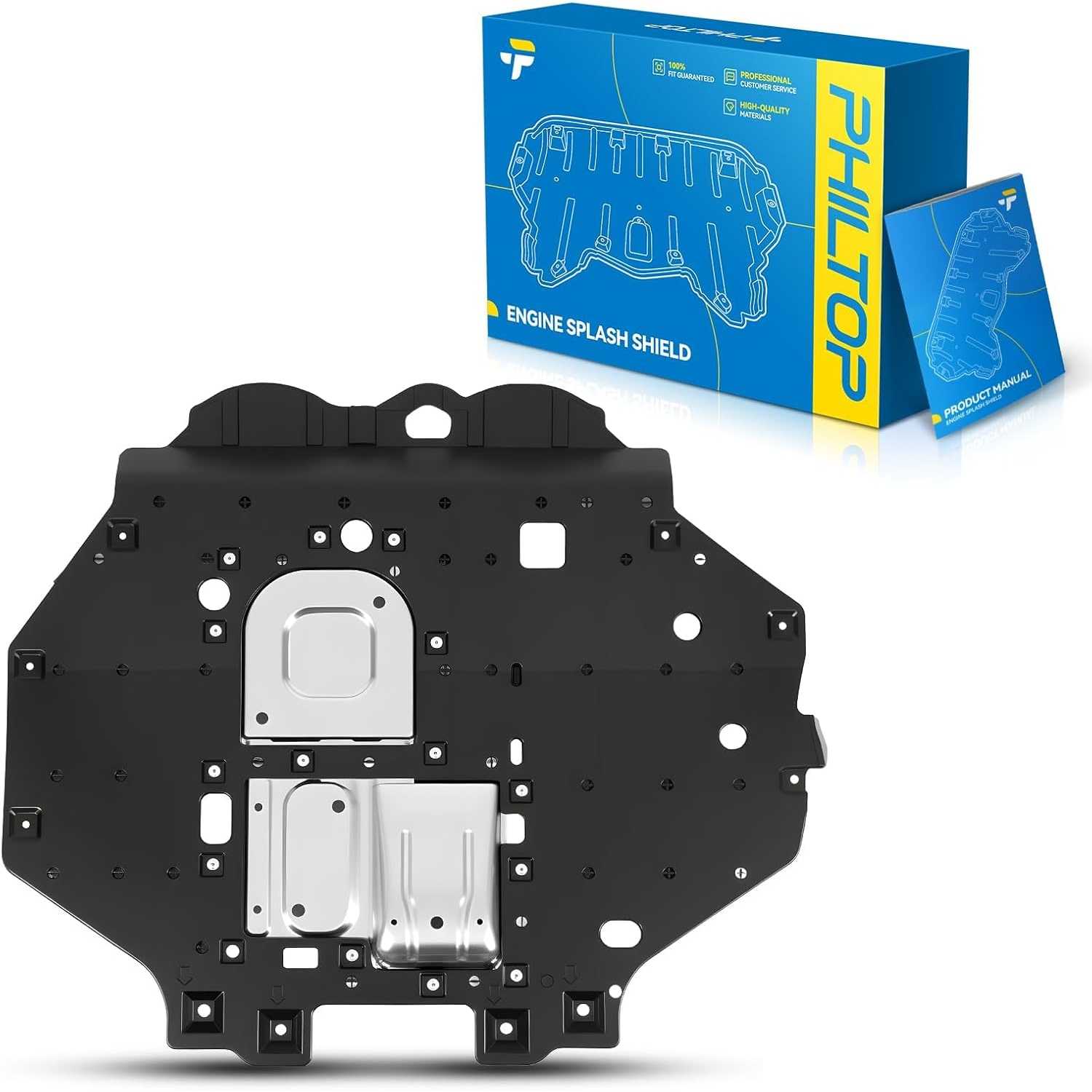 Front Lower Engine Splash Shield Under Cover Compatible with 2016-2022 Honda HR-V HO1228146