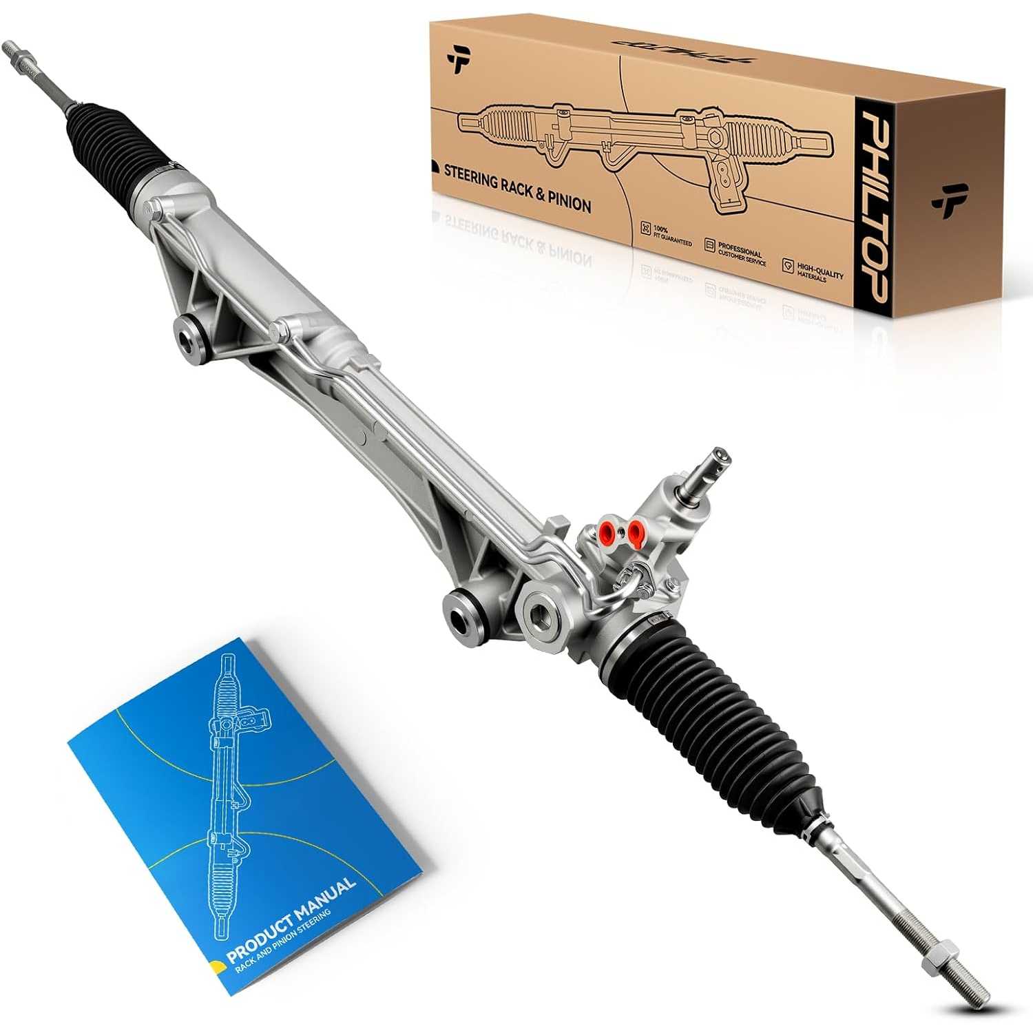 Power Steering Rack and Pinion Assembly Compatible with 2009-2010 F150 5.4L, 2009-2010 F150 4.6L, 2009-2010 Expedition