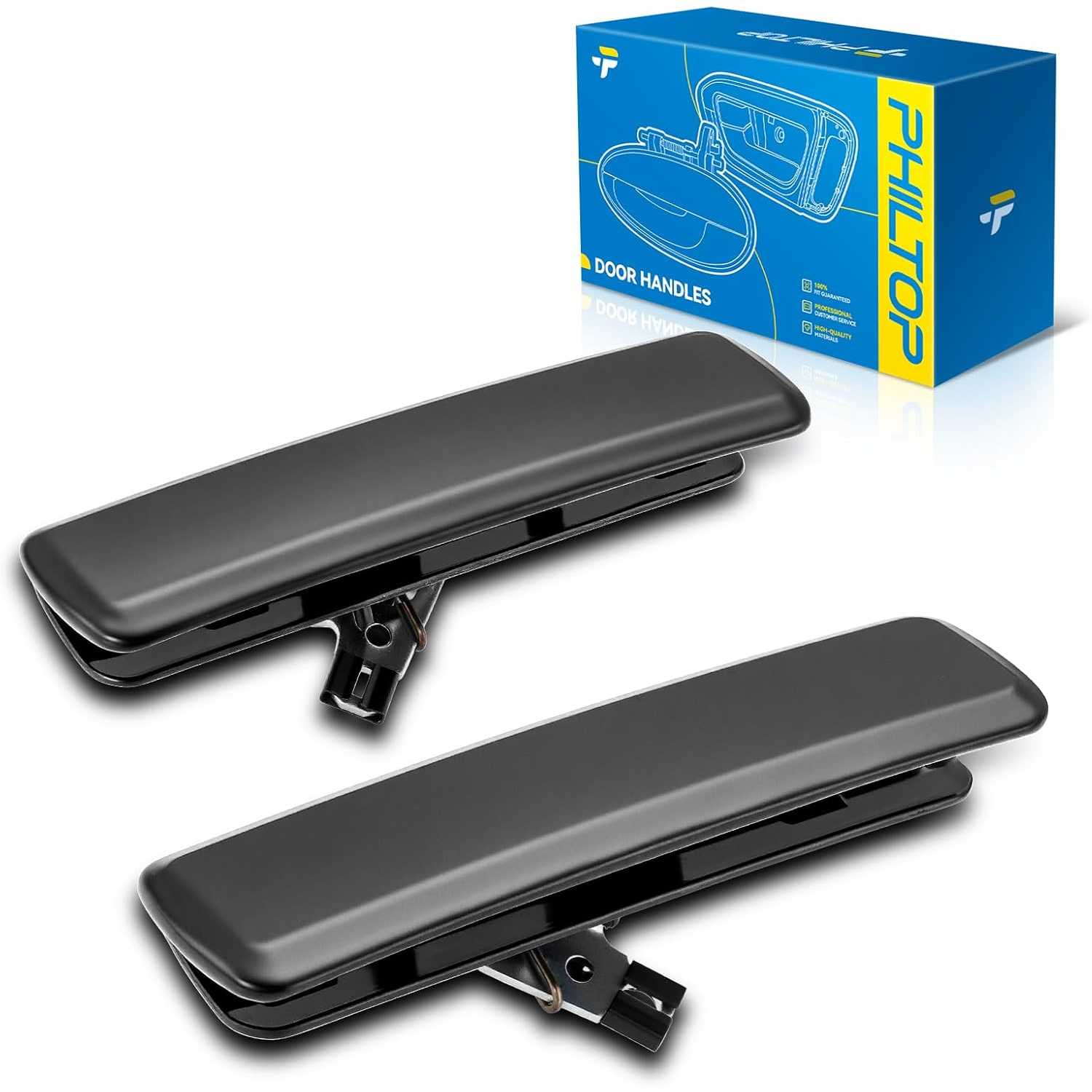 Exterior Door Handle Front Left and Right for Chevy Astro 1992-2005 | Fits 1992-2005 GMC Safari;Replace GM1310108