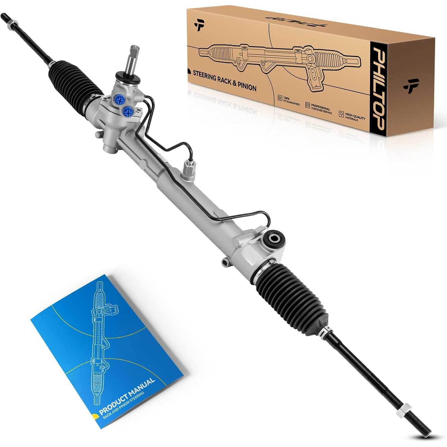 Power Steering Rack and Pinion Compatible with Charger 11-14 5.7L 3.6L RWD/12-14 6.4L RWD, Challenger 11-14 All Models