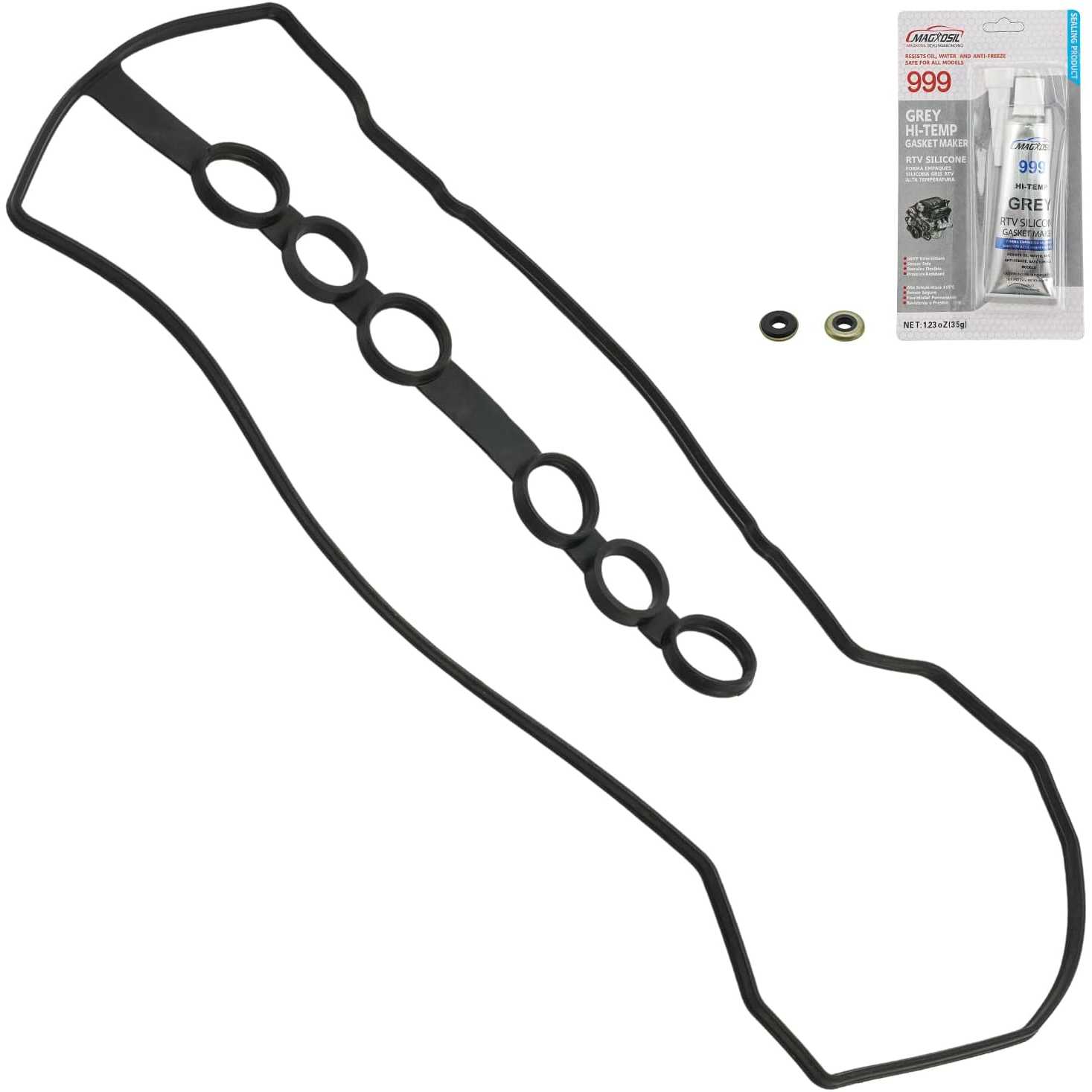 VS50542R Valve Cover Gasket Set Fit for Toyota Corolla 2000-2008, Matrix 2003-2008, Pontiac Vibe 2003-2008
