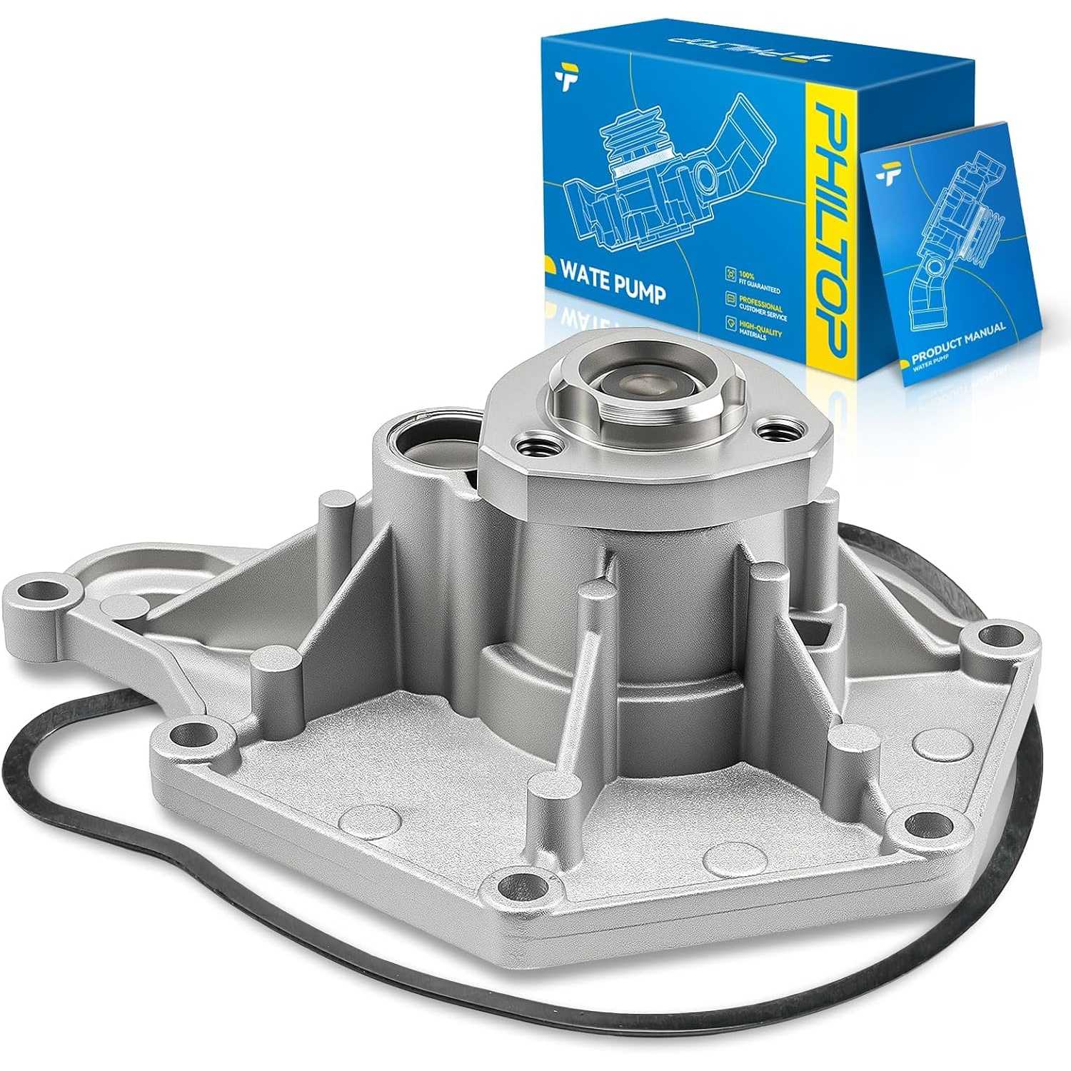 AW6146 Engine Water Pump with Gasket for Audi Q7 2013-2015 3.0L V6 | for Audi A6 Quattro 2005-2008 3.2L