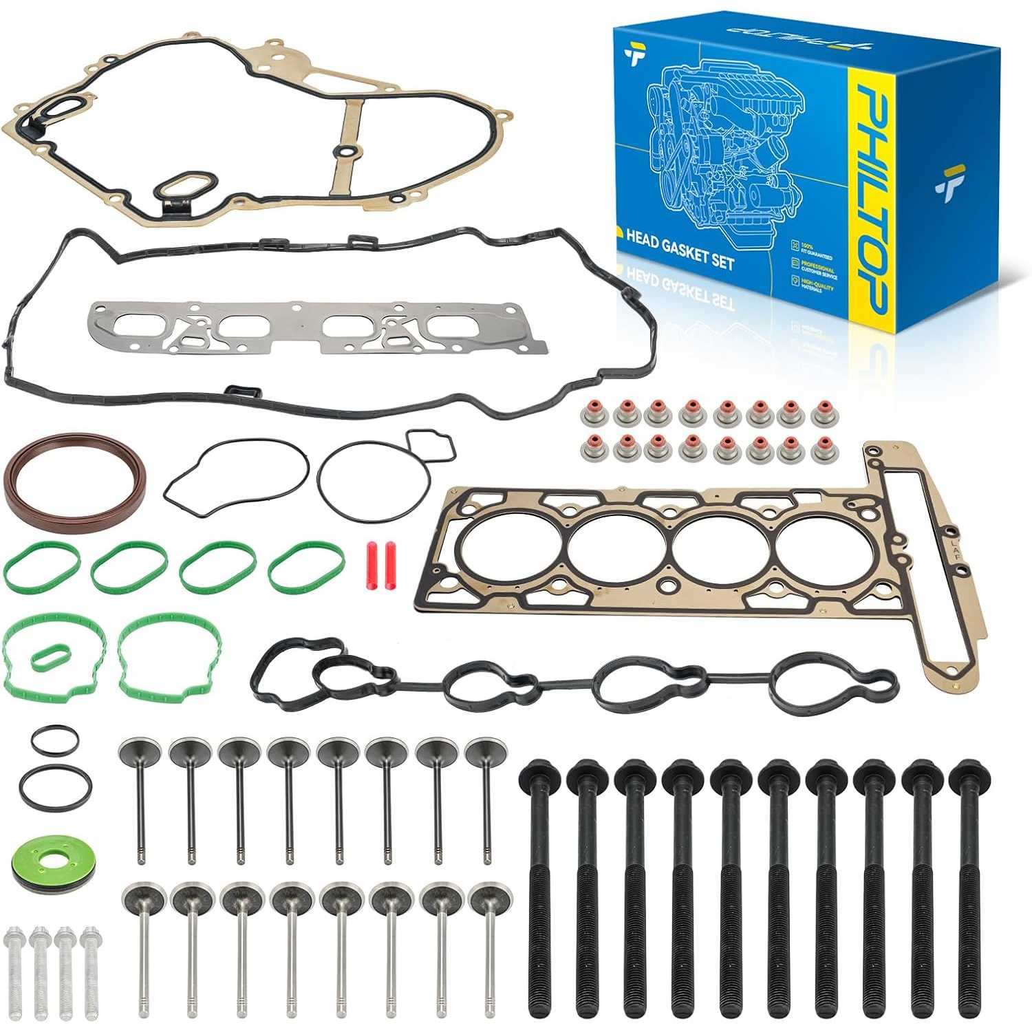 Head Gasket Set Fit for Chevy Equinox/GMC Terrain 2010-2017, Buick Verano 2012-2017, Captiva Sport 2012-2015