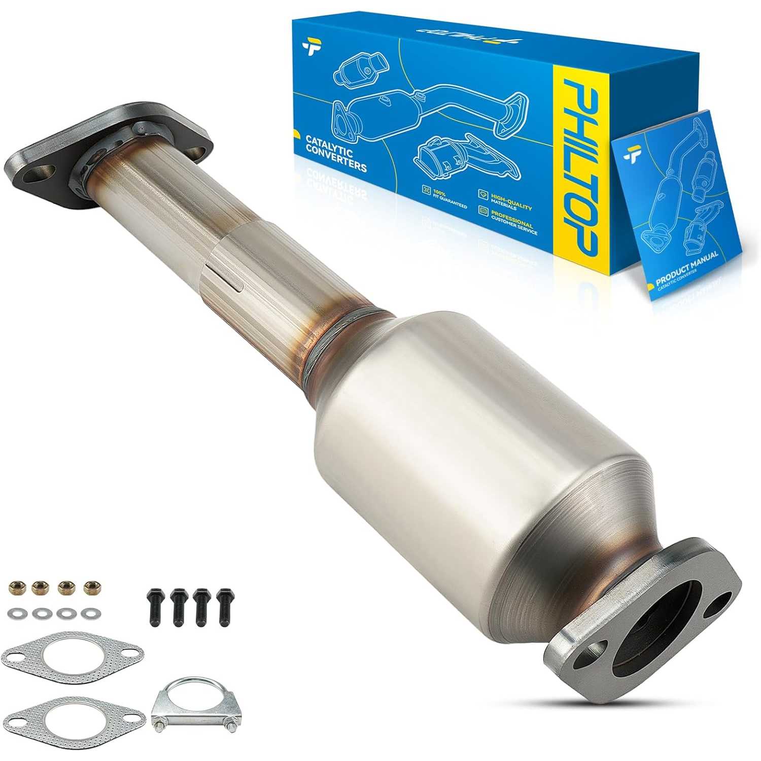 2007-2009 Hyundai Santa Fe 3.3L V6 | Rear Catalytic Converter | OE#289503C710/16604 - PHILTOP