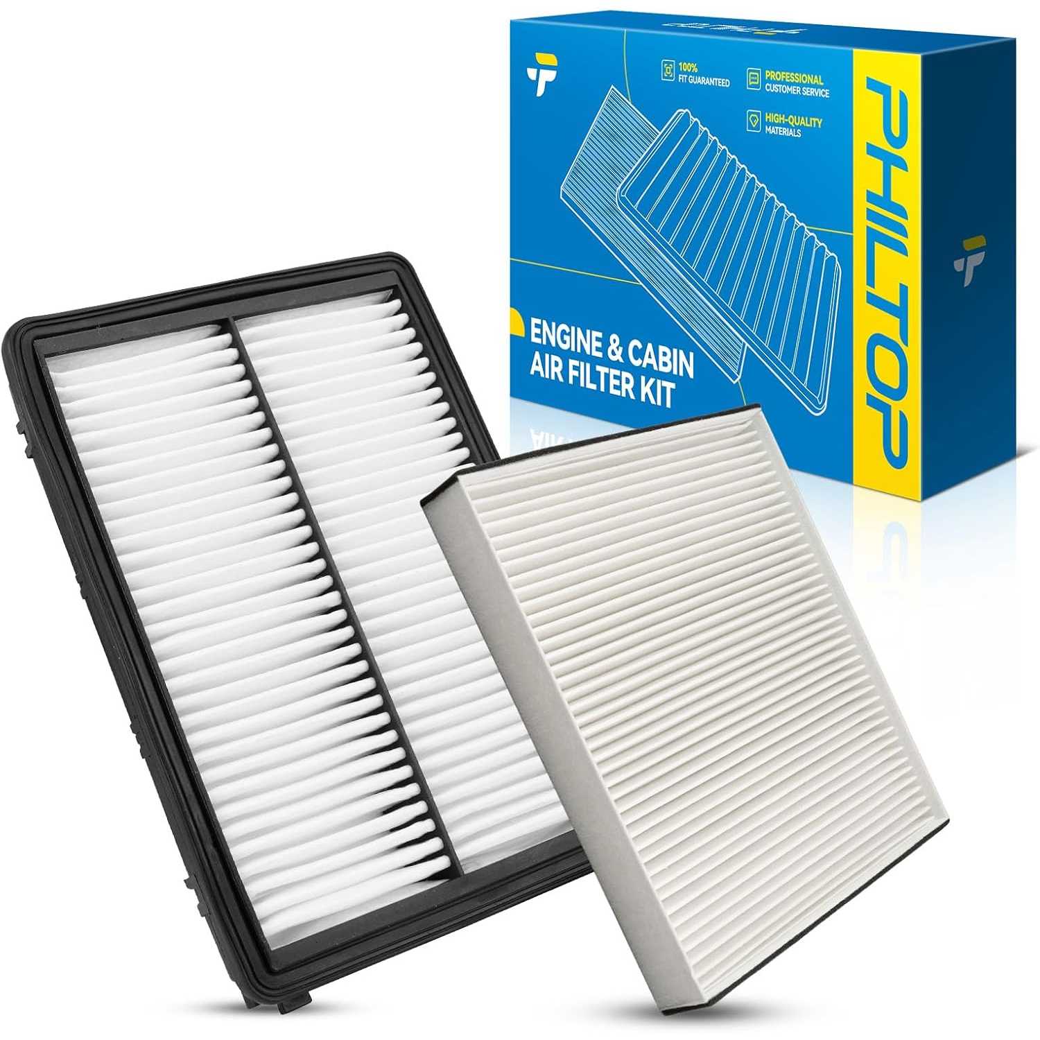 2020-2025 Hyundai Palisade 3.8L | Cabin and Engine Air Filter Kit | OE#S8C79AC000/CA11943 - PHILTOP