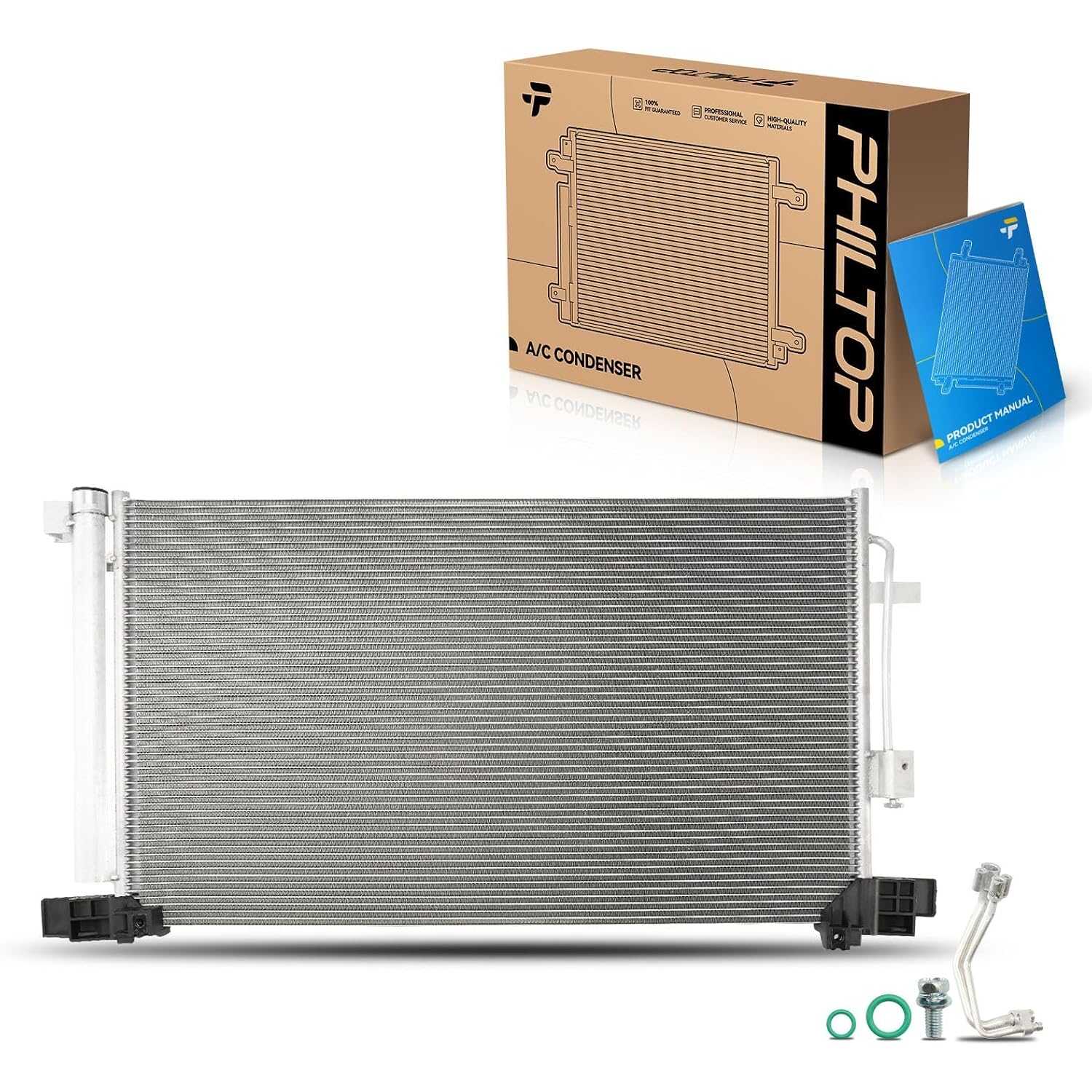 30131 AC Condenser Compatible with Altima 2019-2020 2.5L, Altima 2019-2020 2.0T