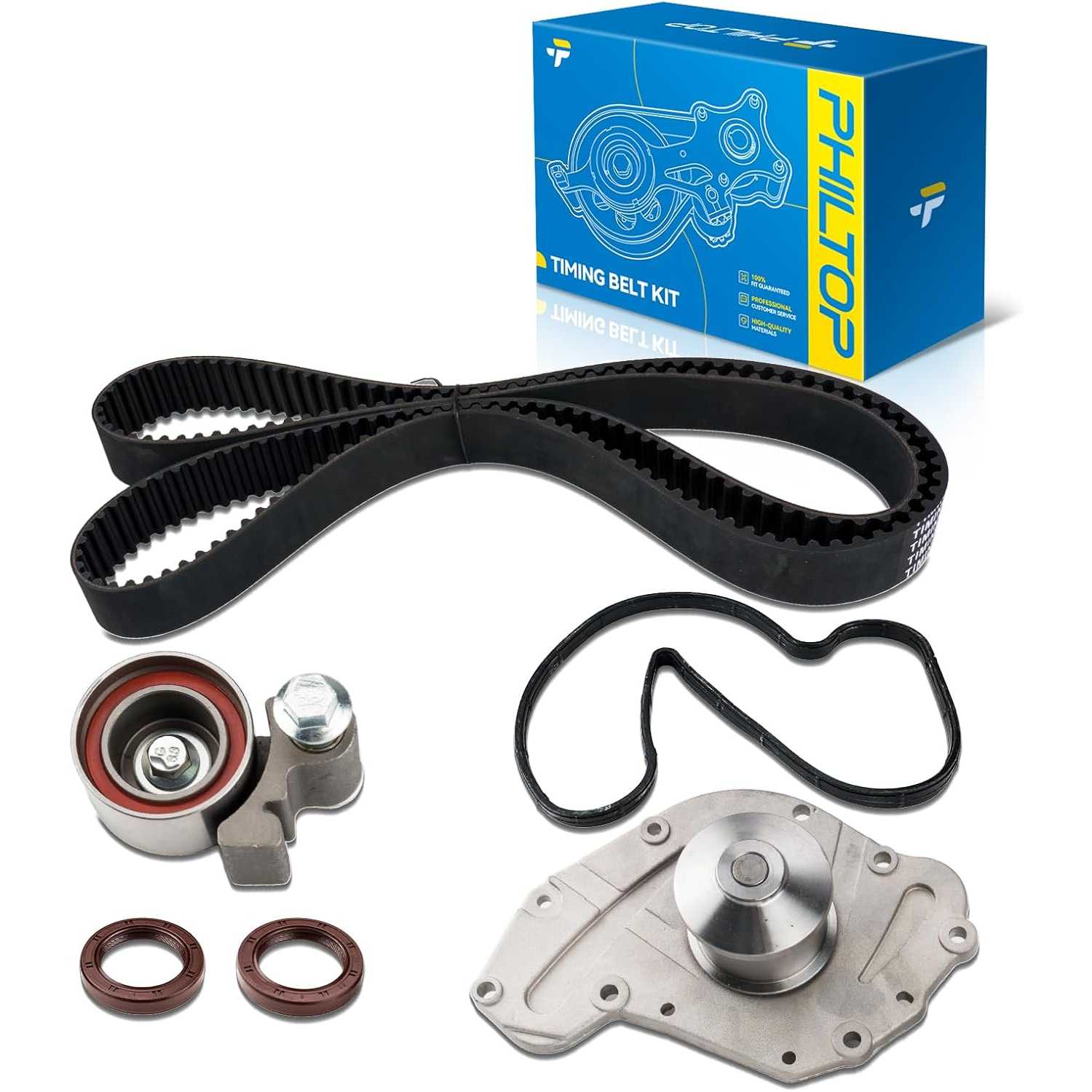 Timing Belt Kit with Water Pump, Compatible with Chrysler 300 2005-2010 and Dodge Charger 2006-2010