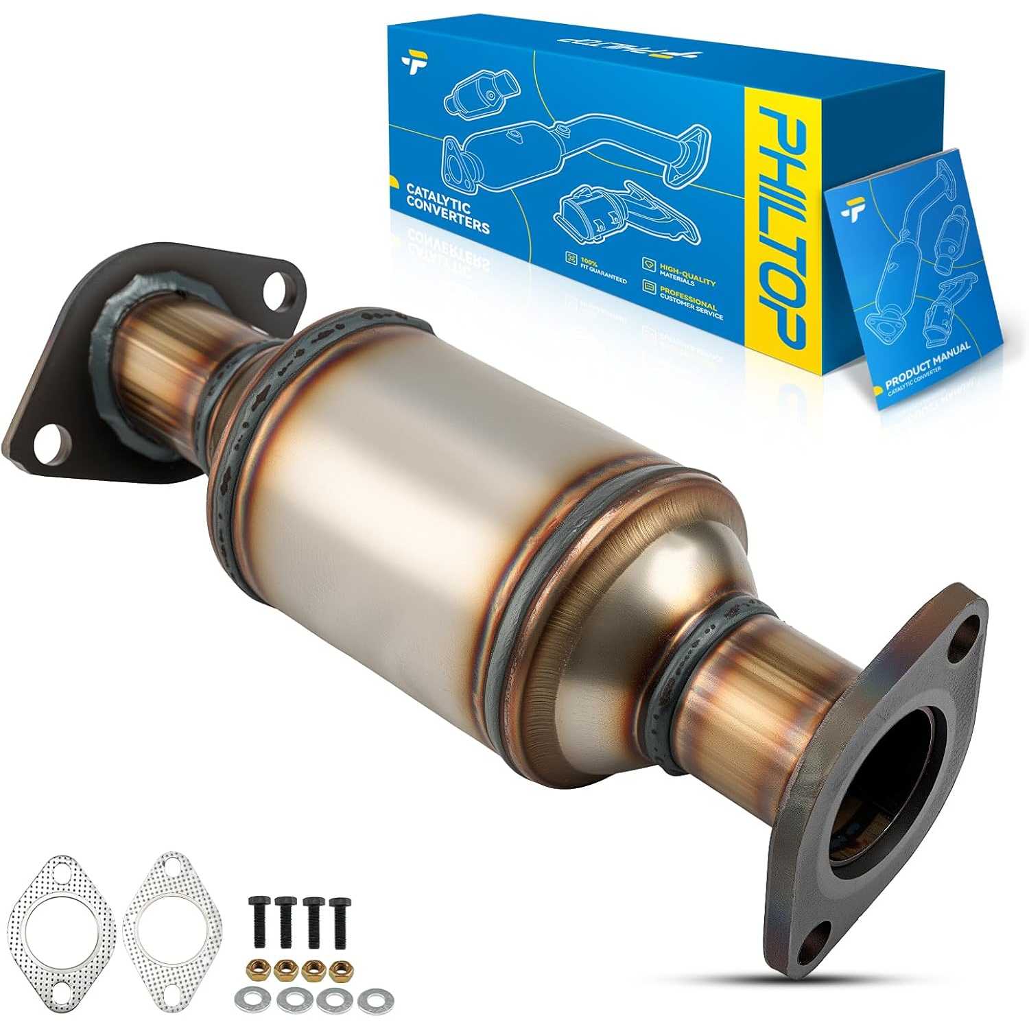2011-2016 Hyundai Elantra 1.8L L4 | Rear Catalytic Converter | OE#289502G380/16707 - PHILTOP