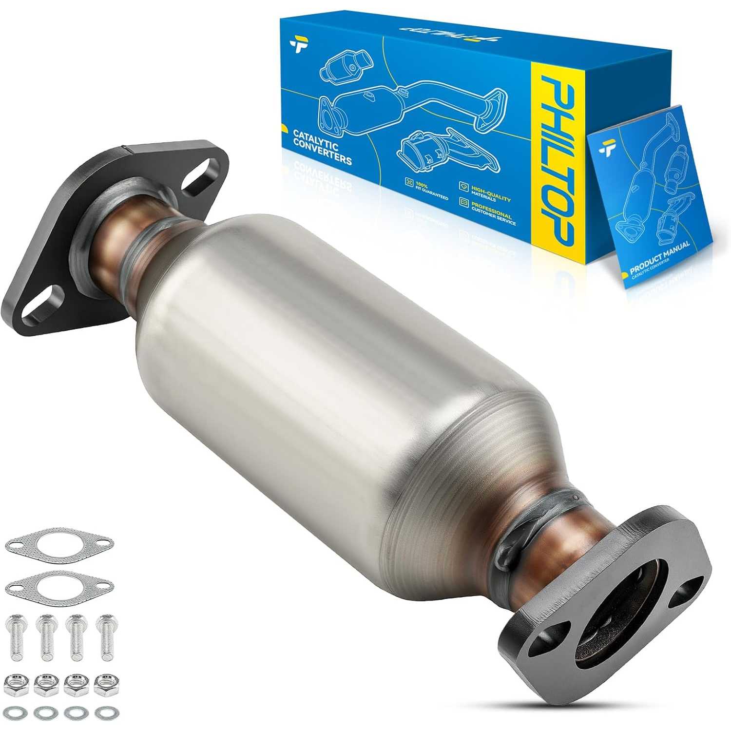 1997-2001 Nissan Maxima 3.0L V6 | Rear Catalytic Converter | OE#208002Y925/16033 - PHILTOP