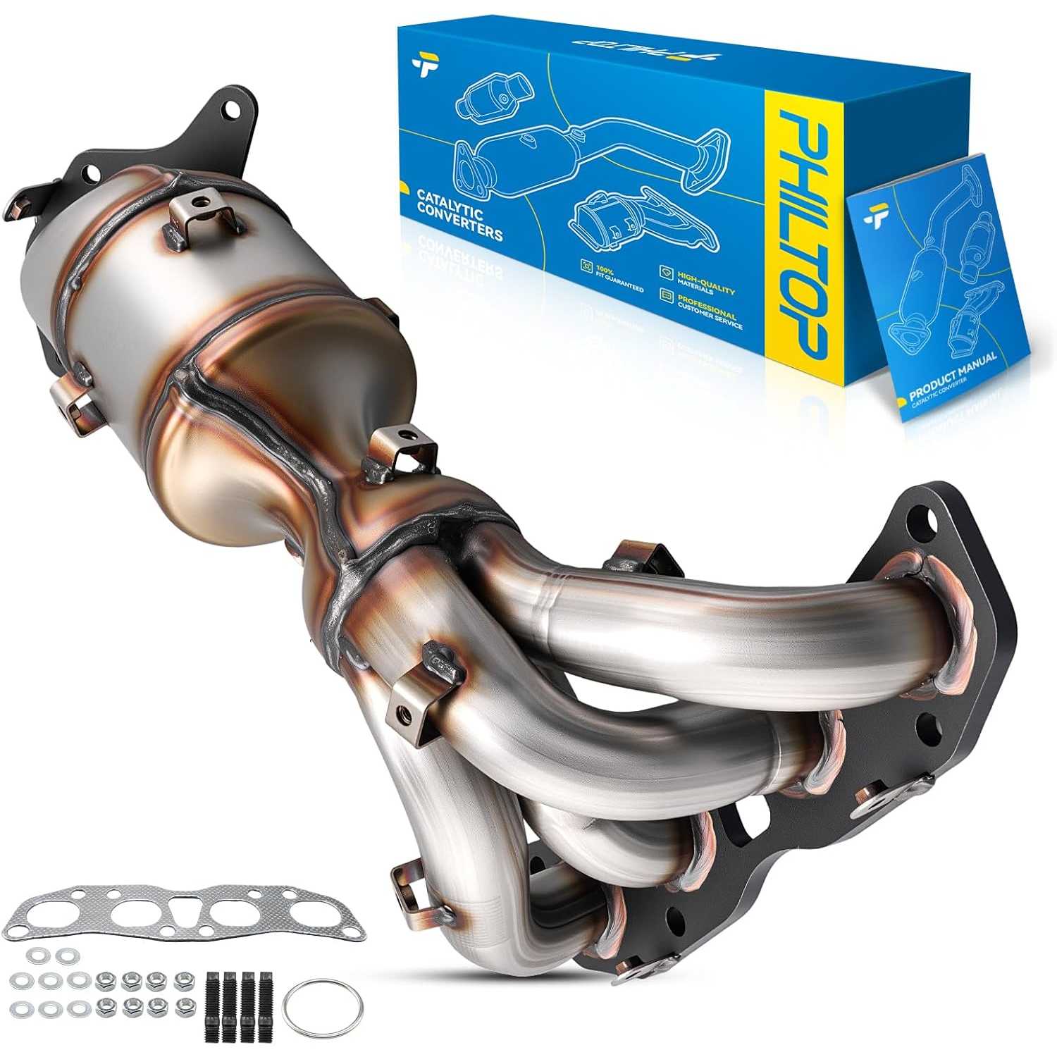 2007-2012 Nissan Altima 2.5L L4 | Catalytic Converter | OE#14002-JA01E/641302 - PHILTOP