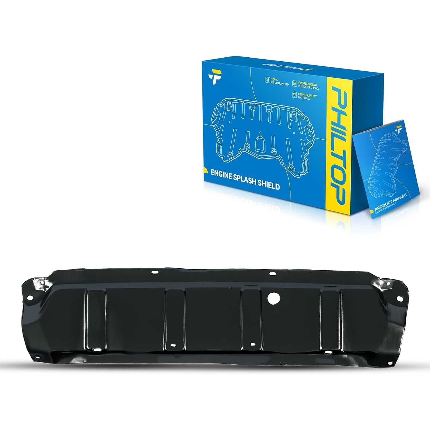 Front Lower Engine Splash Shield Under Cover Compatible with 2001-2007 Toyota Highlander