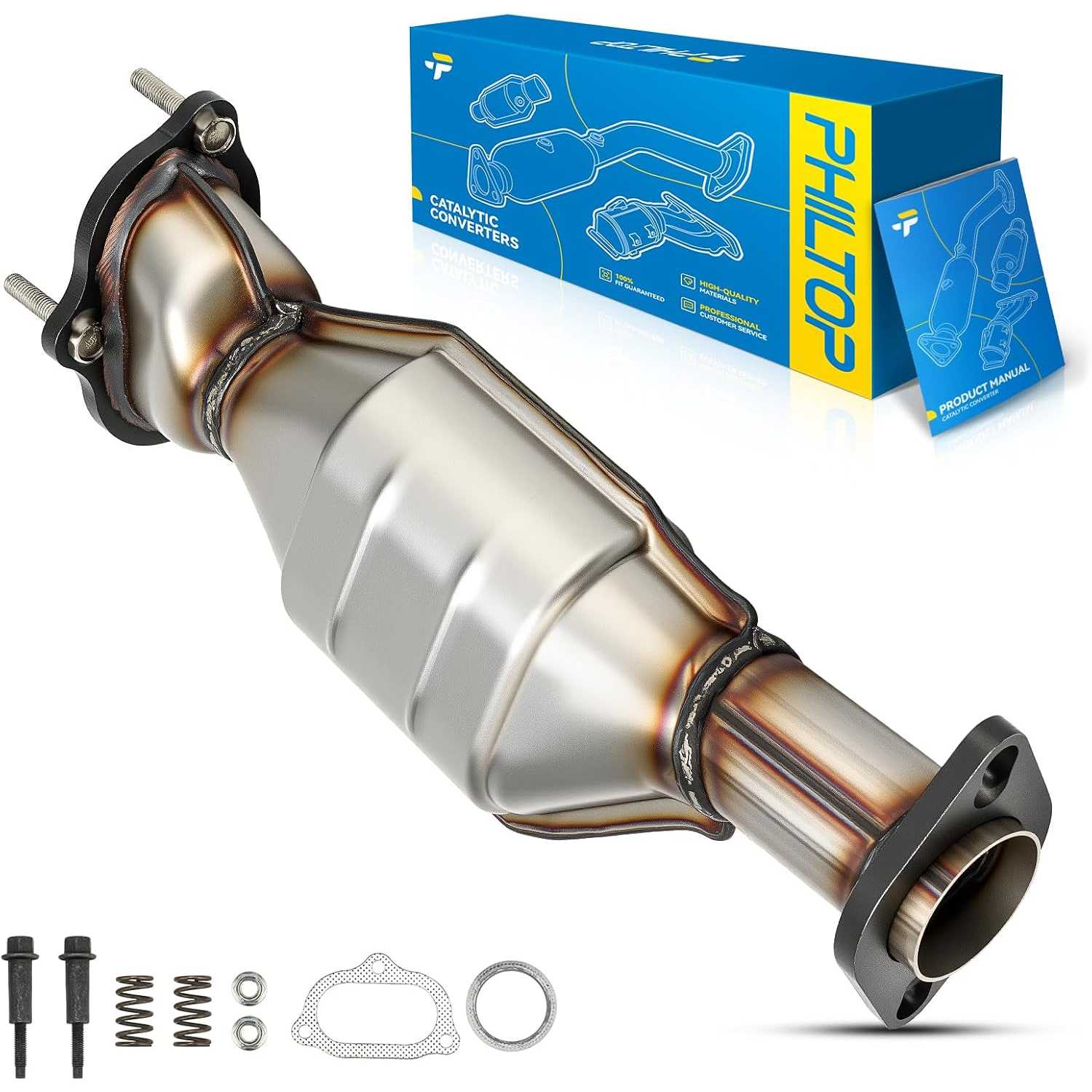 2004-2006 Ford Ranger 3.0L V6 | Rear Catalytic Converter | OE#1F8020500/52431 - PHILTOP