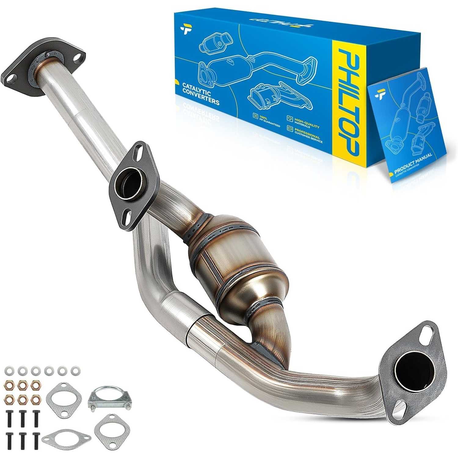 2001-2003 Toyota Sienna 3.0L V6 | Front Catalytic Converter | OE#174100A310/54537 - PHILTOP