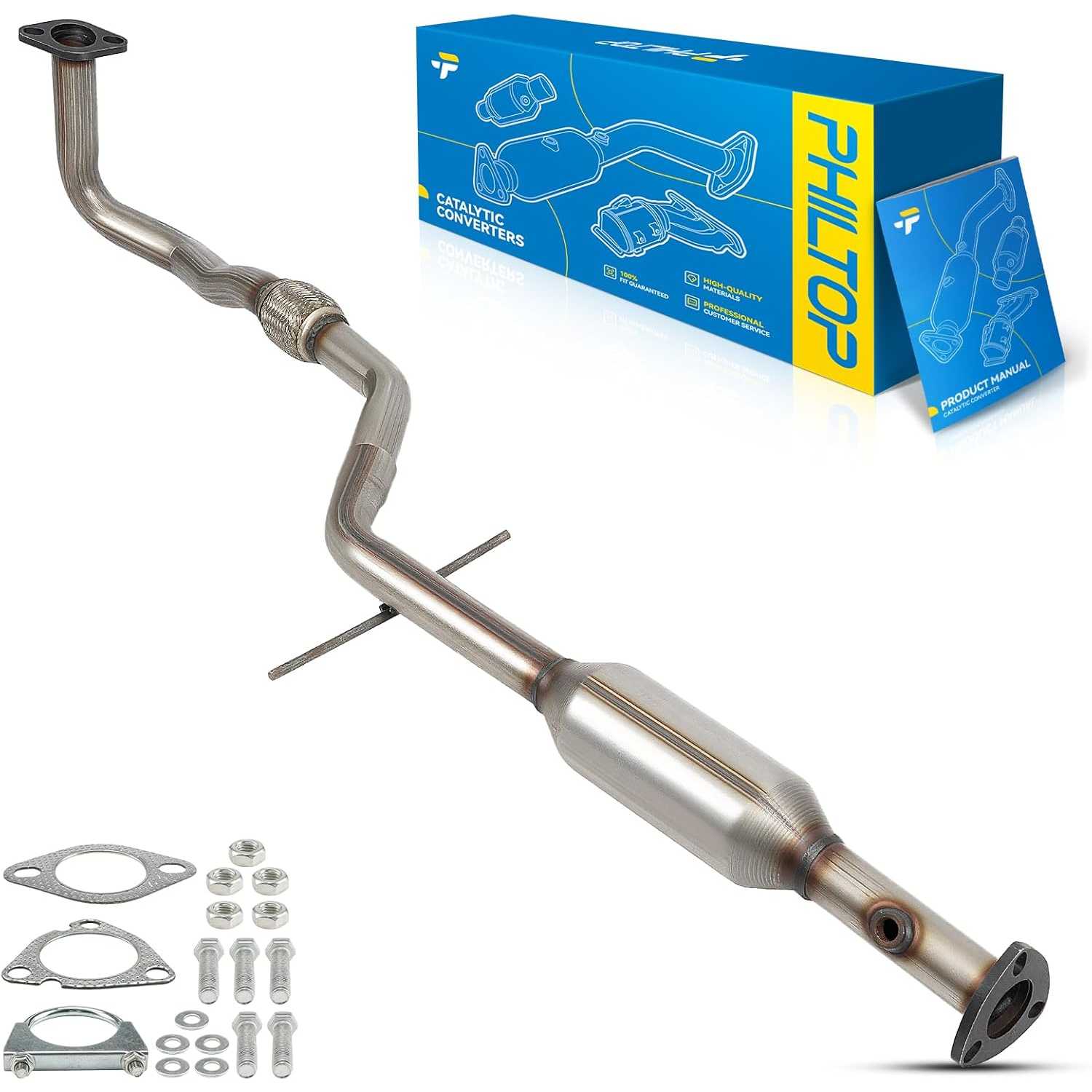 1999-2002 Chevrolet Cavalier 2.2L L4 | Front Catalytic Converter | OE#55526 - PHILTOP