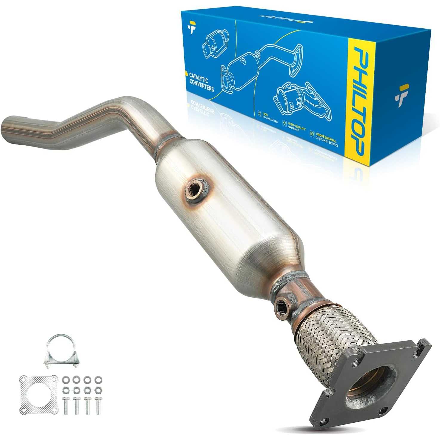 Center Catalytic Converter Compatible with Dodge,Chrysler,Jeep 2007-2017 Patriot/Compass, 2009-2018 Journey