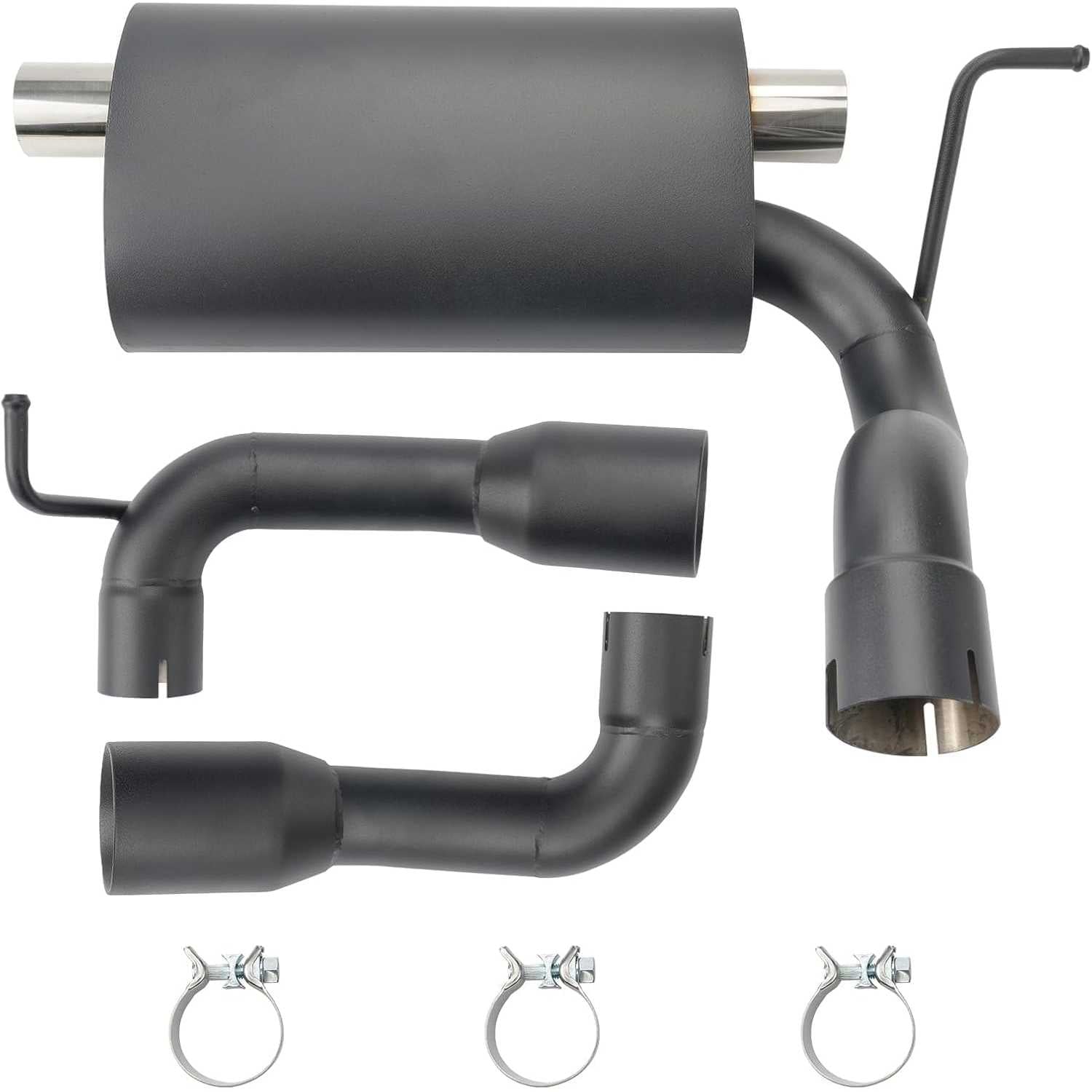 Exhaust Pipe Kit Compatible with 2018 2020-2023 Jeep Wrangler V6 3.6L, 2020-2023 Wrangler L4 2.0T, 2019 Wrangler