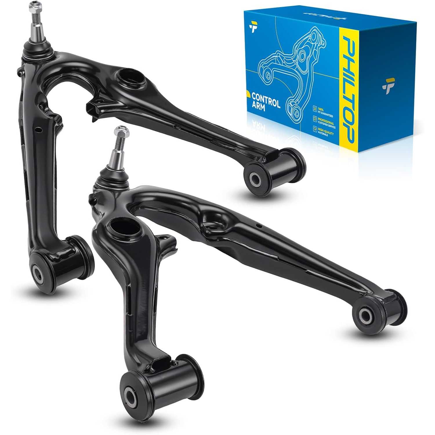 Front Suspension Kit Lower Control Arm w/Ball Joint for Silverado | Fit for Chevy Silverado 1500 LD Tahoe Suburban GM...