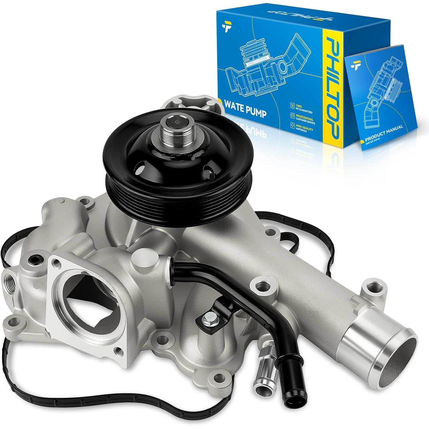 AW6341 Water Pump Automotive Compatible for 1500 2011-2020, 1500 Classic 2019-2020, Ram 1500 2009-2010, 2500 2011-2018