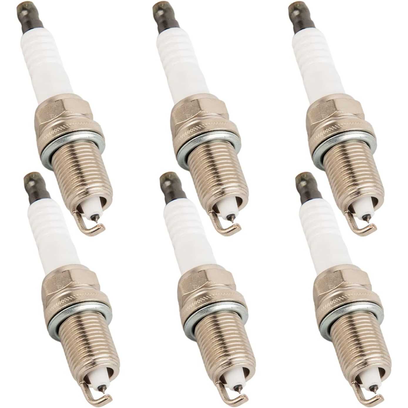 PZFR5F11 Pack of 6 Spark Plugs, Replacement for Accord, Patriot, Compass, Journey, Civic, Elantra, Odyssey, Avenger