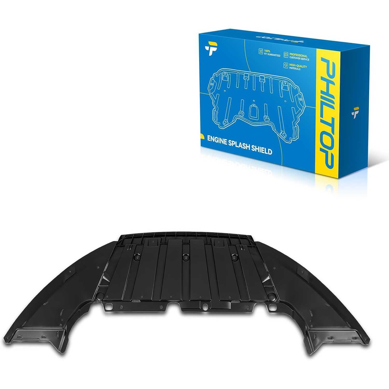 Front Lower Engine Splash Shield Under Cover Compatible with 2015-2018 Ford Focus 2.0L/2.0T Replacement for F1EZ17808A
