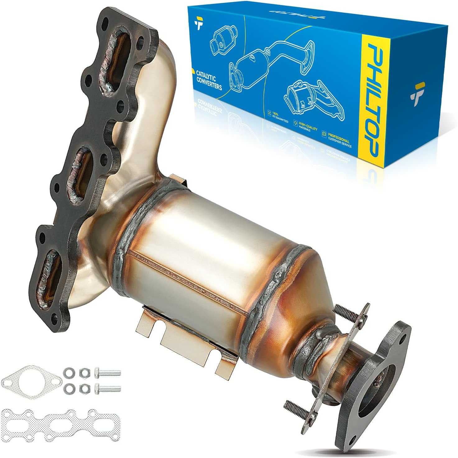 2015-2018 Ford Edge 3.5L V6 | Catalytic Converter | OE#DA8Z5G232C/16728 - PHILTOP