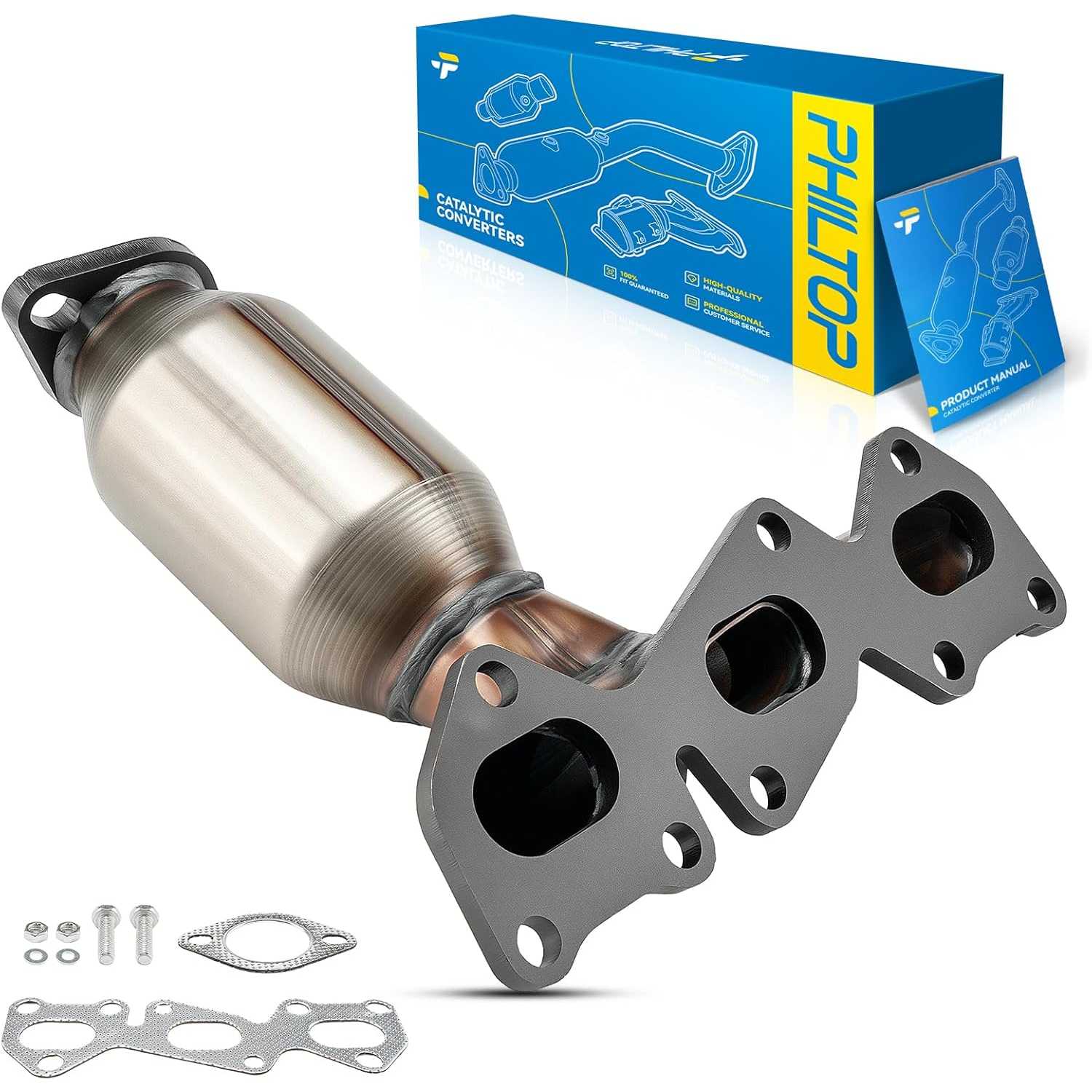 2006-2007 Hyundai Sonata 3.3L V6; 2006-2010 Kia Sedona 3.8L V6 | Catalytic Converter | OE#285103C380/16527 - PHILTOP