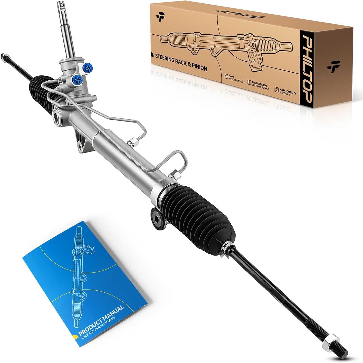Hydraulic Power Steering Rack & Pinion Assembly for 1997-2005 Venture FWD, Montana, Silhouette, Aztek