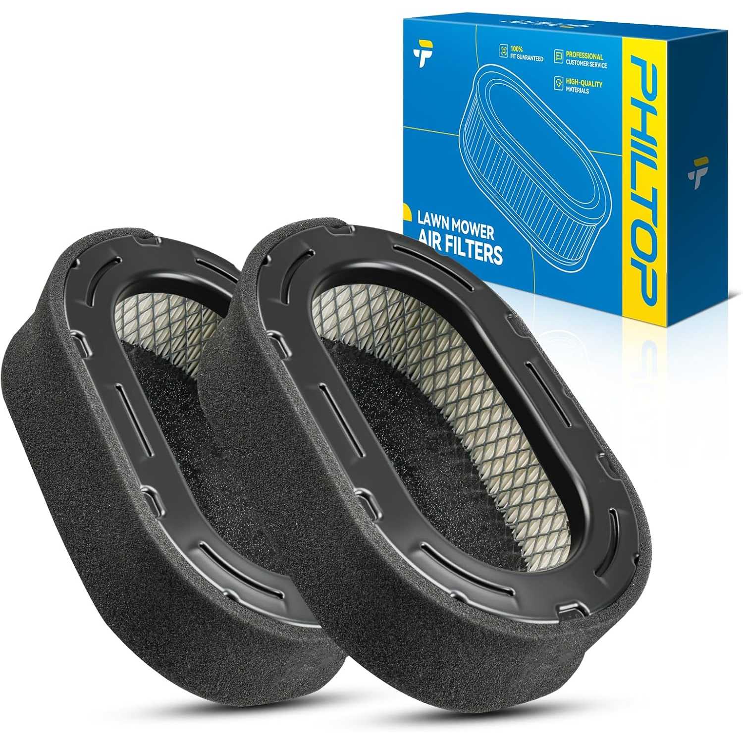 PHILTOP Lawn Mower Air Filter | Kohler KT725 KT730 KT745 | 32-083-09-S