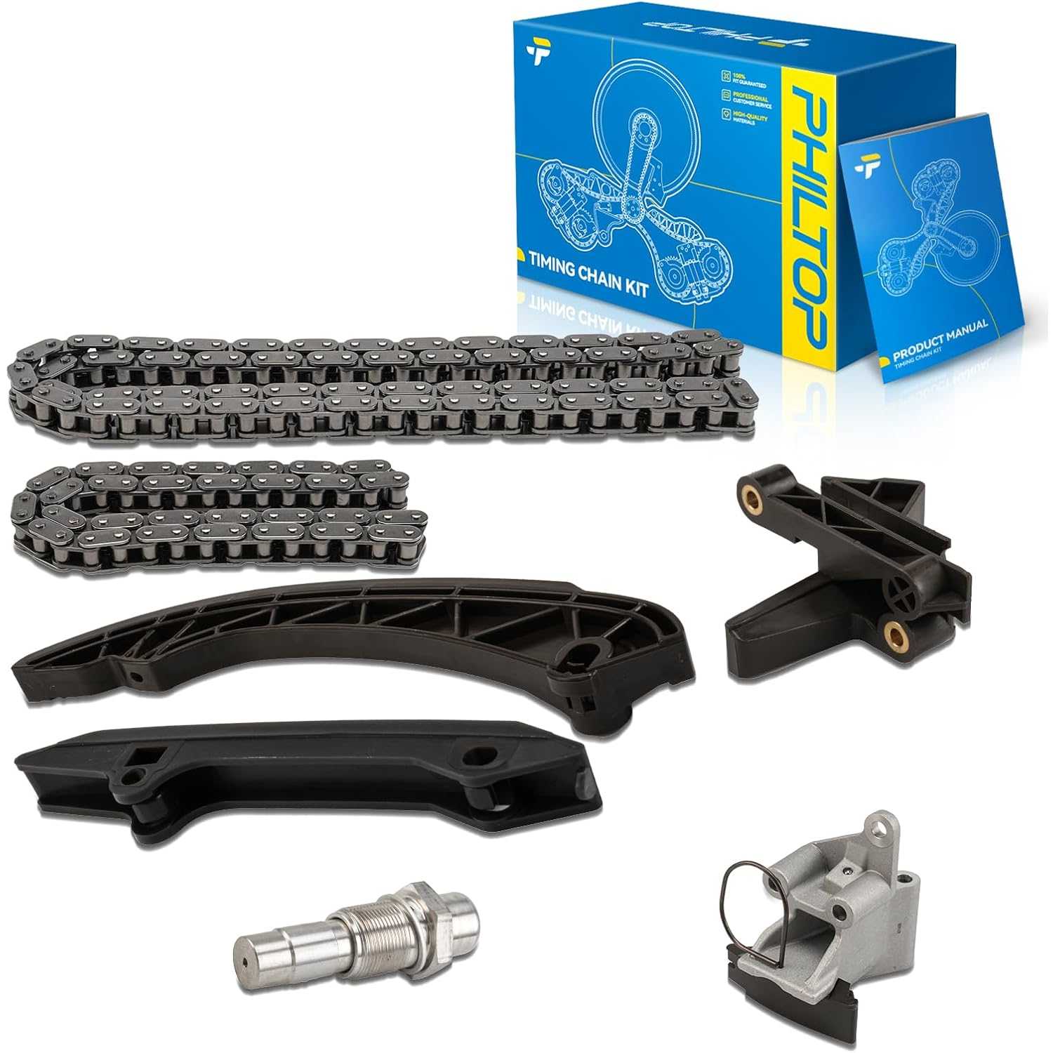 Engine Timing Chain Kit Compatible with BMW 3 Series 2001-2006 and BMW X5 2001-2006, Compatible with(See Discription)